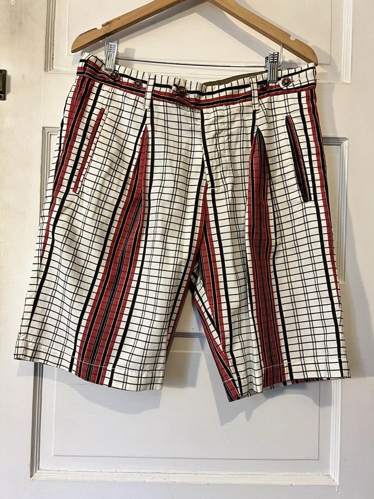 Other Myths red plaid shorts size 48 I Size US 32 / EU 48 - 2 Thumbnail