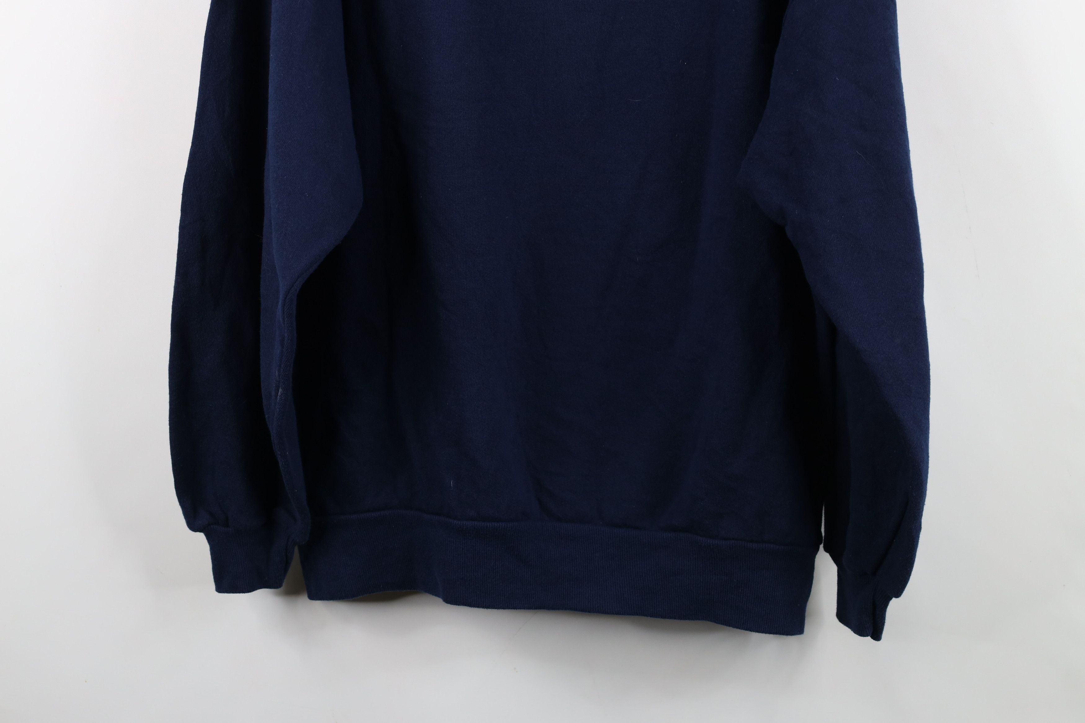 Vintage Vintage 90s Streetwear Bird Flower Sweatshirt Blue USA Size L / US 10 / IT 46 - 14 Thumbnail