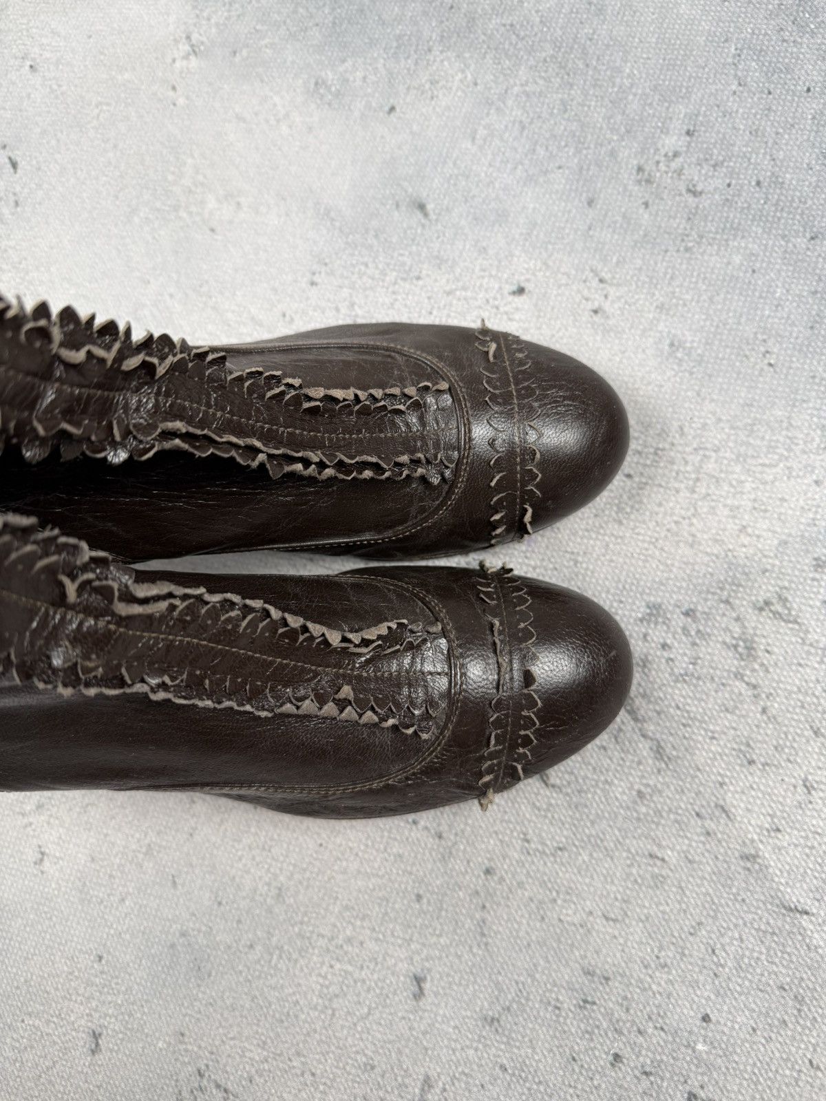 Miss Sixty Miss Sixty Vintage Leather Ankle Boots Kitten Heel Archive Size US 8 / IT 38 - 8 Thumbnail