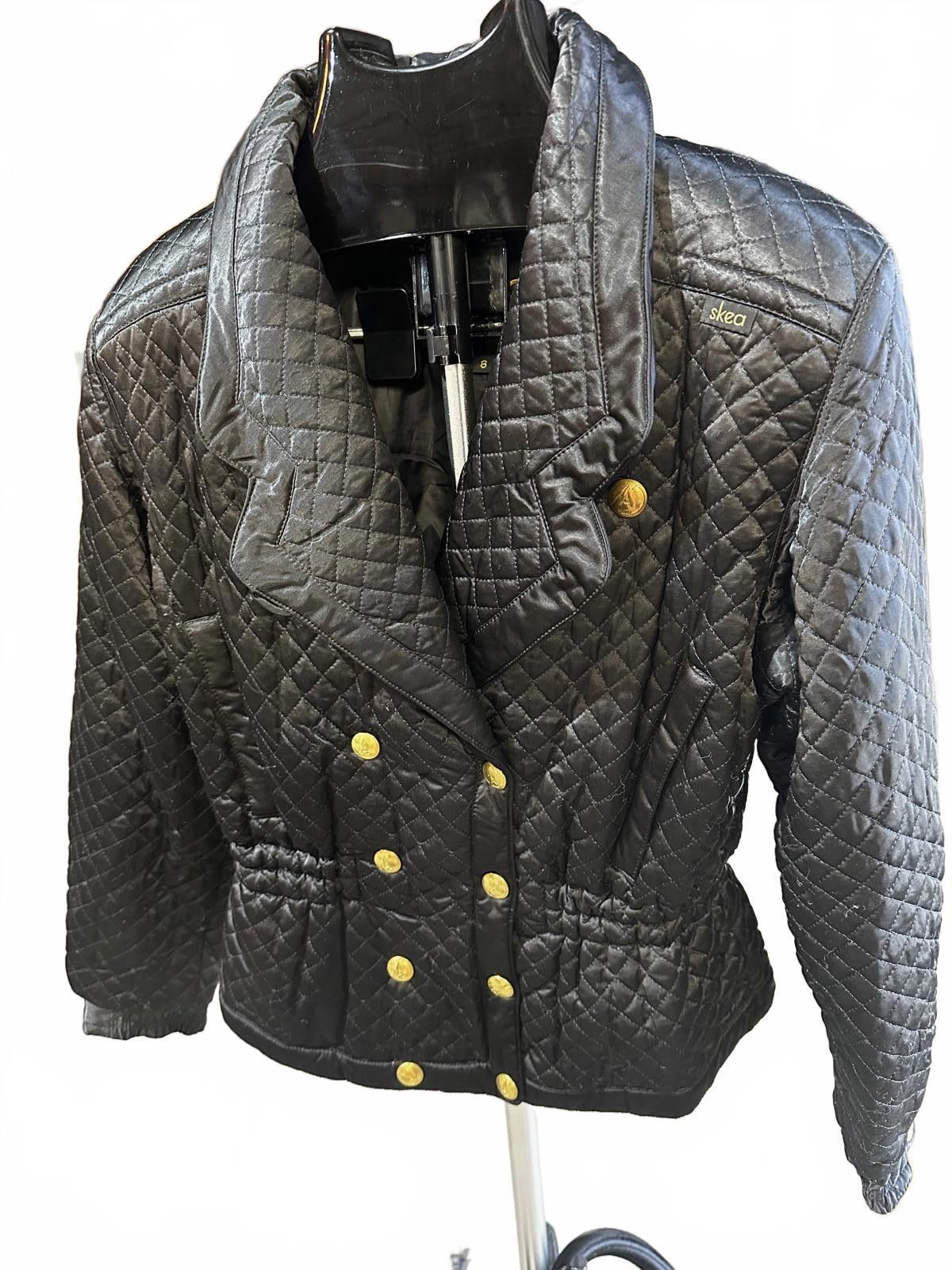 Santa Cruz Skateboards Vintage SKEA Paris Vail Quilted Ski Jacket Gold Buttons USA Size M / US 6-8 / IT 42-44 - 1 Thumbnail