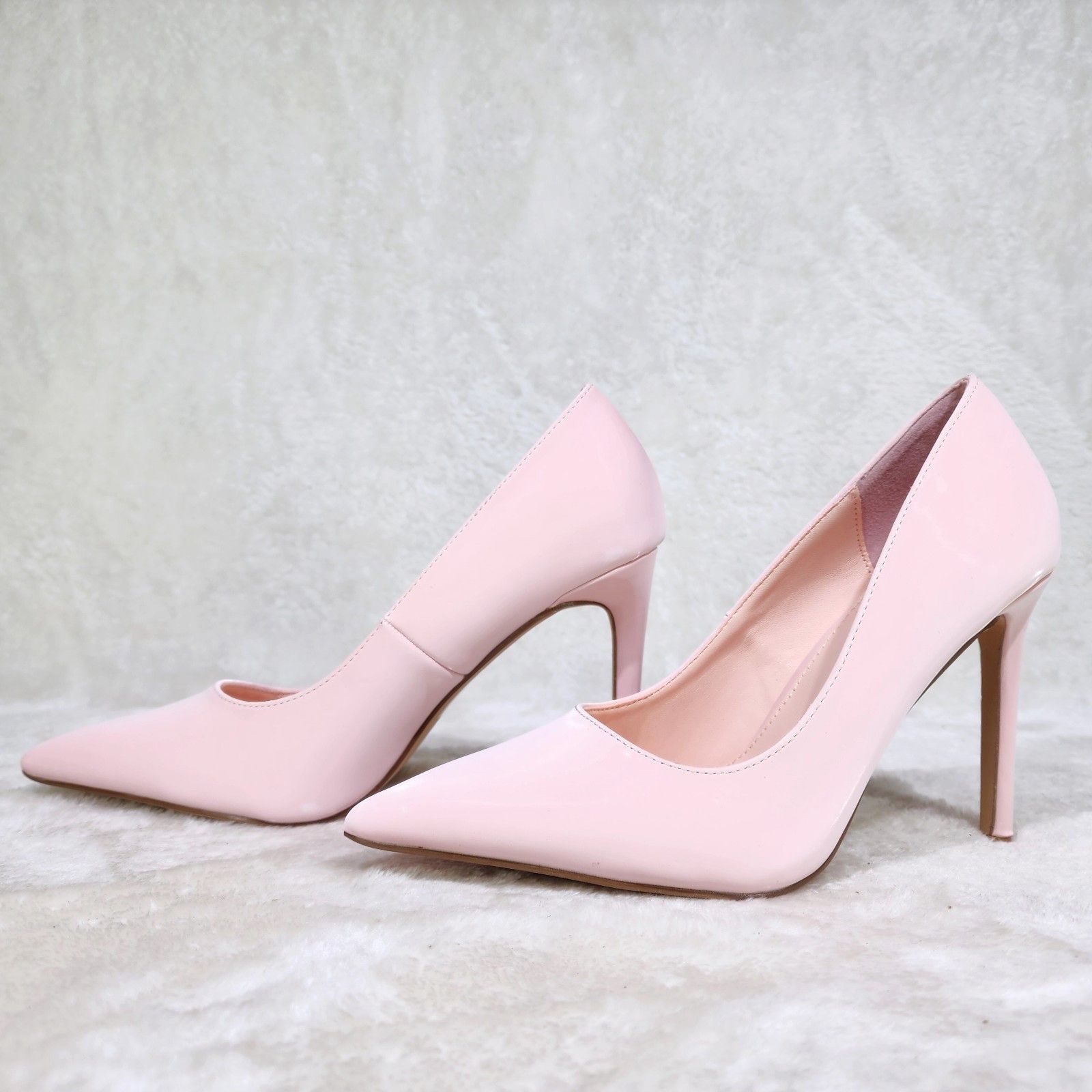 Other Luminous Baby Pink High Heel Stiletto Pumps Evening Party Sh Size US 10 / IT 40 - 5 Thumbnail