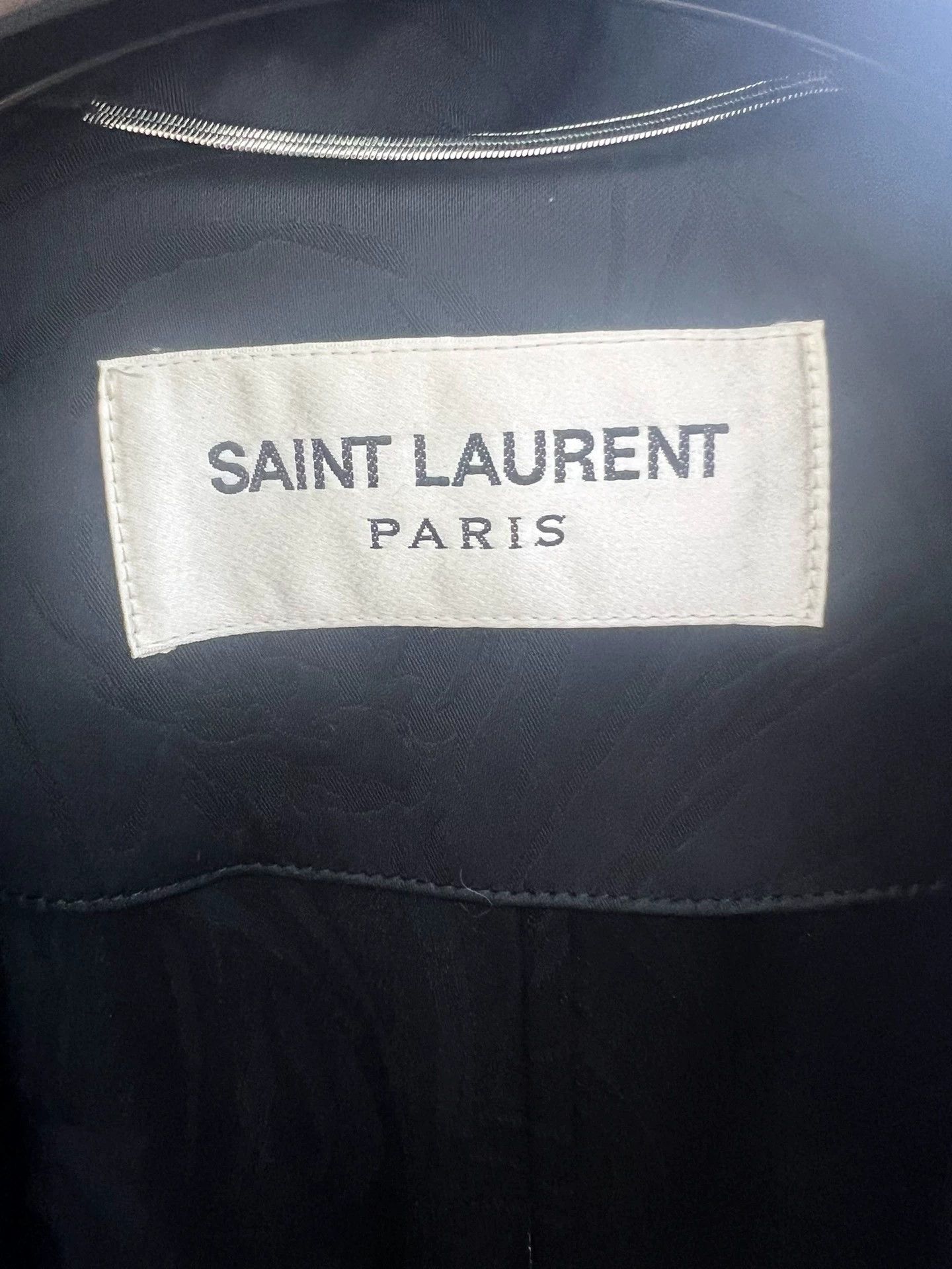 Saint Laurent Paris SLP18SS Black Samurai Hibiscus Shawl Collar Cardigan Size US S / EU 44-46 / 1 - 5 Thumbnail