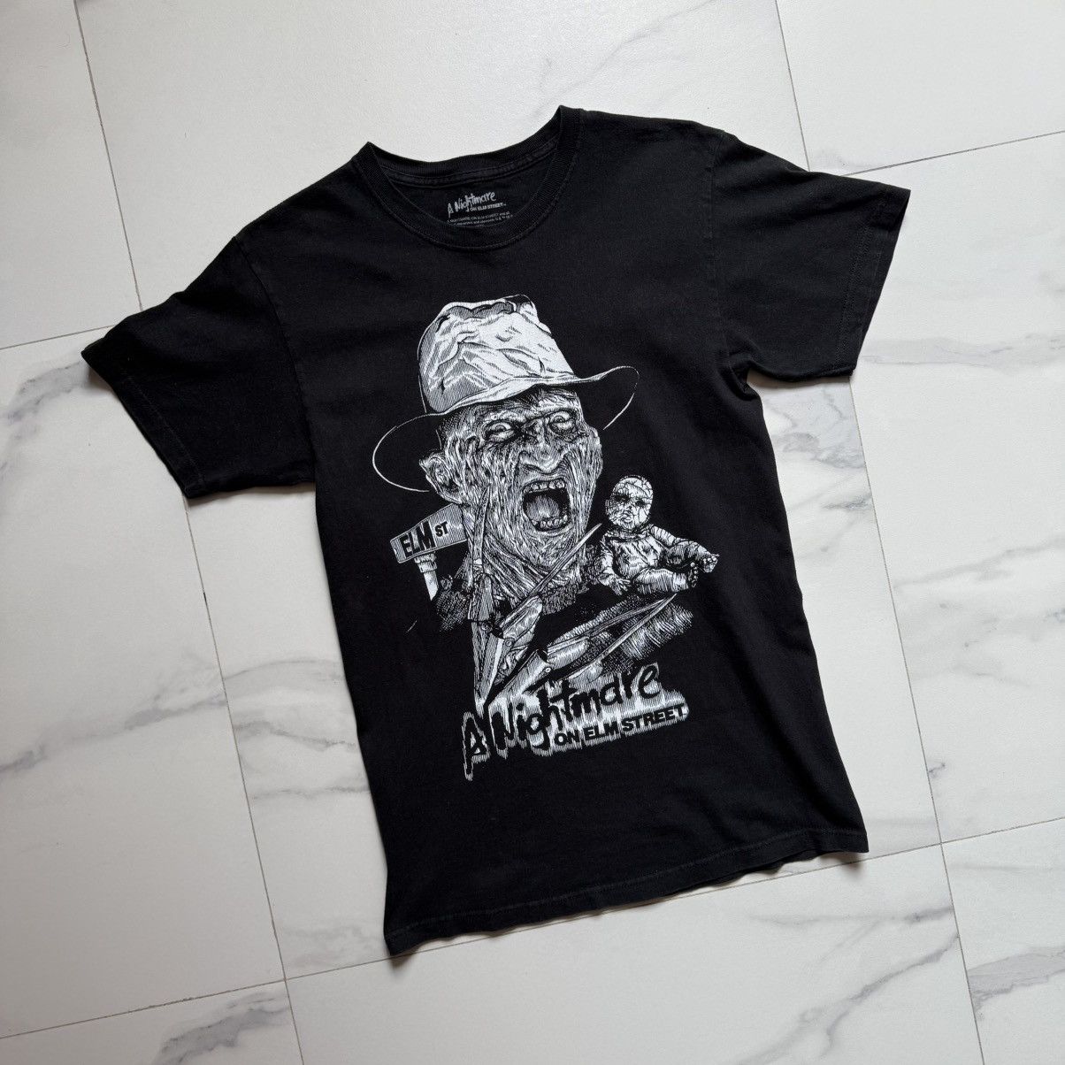 Expert Horror × Vintage Vintage Y2K Freddy Krueger T-Shirt Size US S / EU 44-46 / 1 - 4 Thumbnail