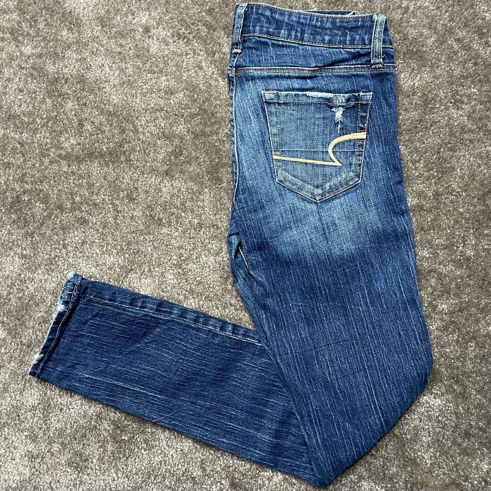 American Eagle Outfitters American Eagle Skinny 77 Jeans Size 27" / US 4 / IT 40 - 6 Thumbnail