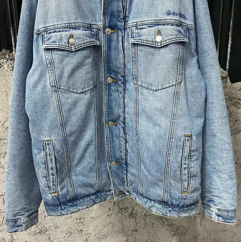 Martine Rose Martine Rose Light Blue Men's Long Sleeve Jacket . Size US L / EU 52-54 / 3 - 3 Thumbnail