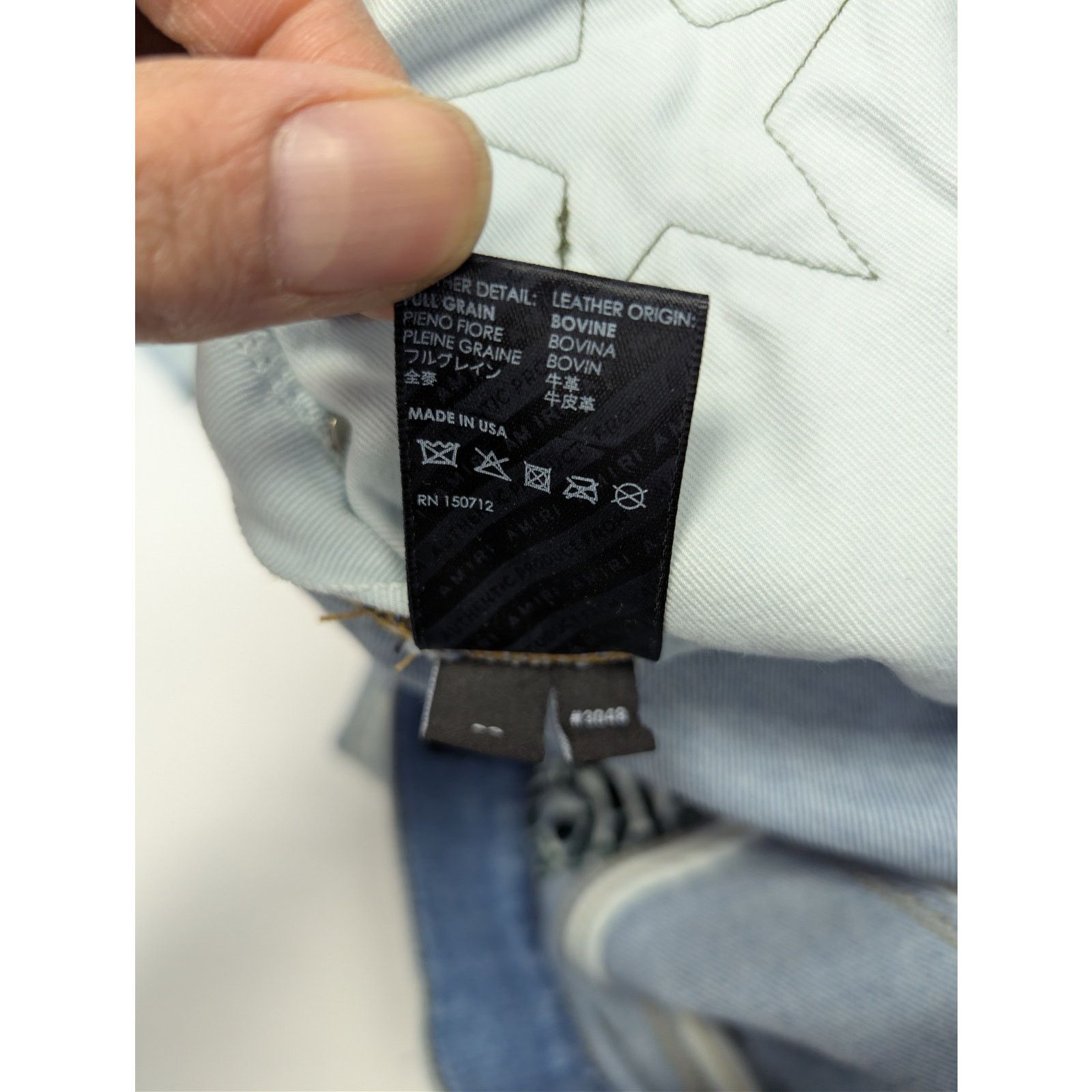 Amiri o1rshd1 Chemist Jean Denim Jeans in Light Indigo Size US 32 / EU 48 - 21 Thumbnail