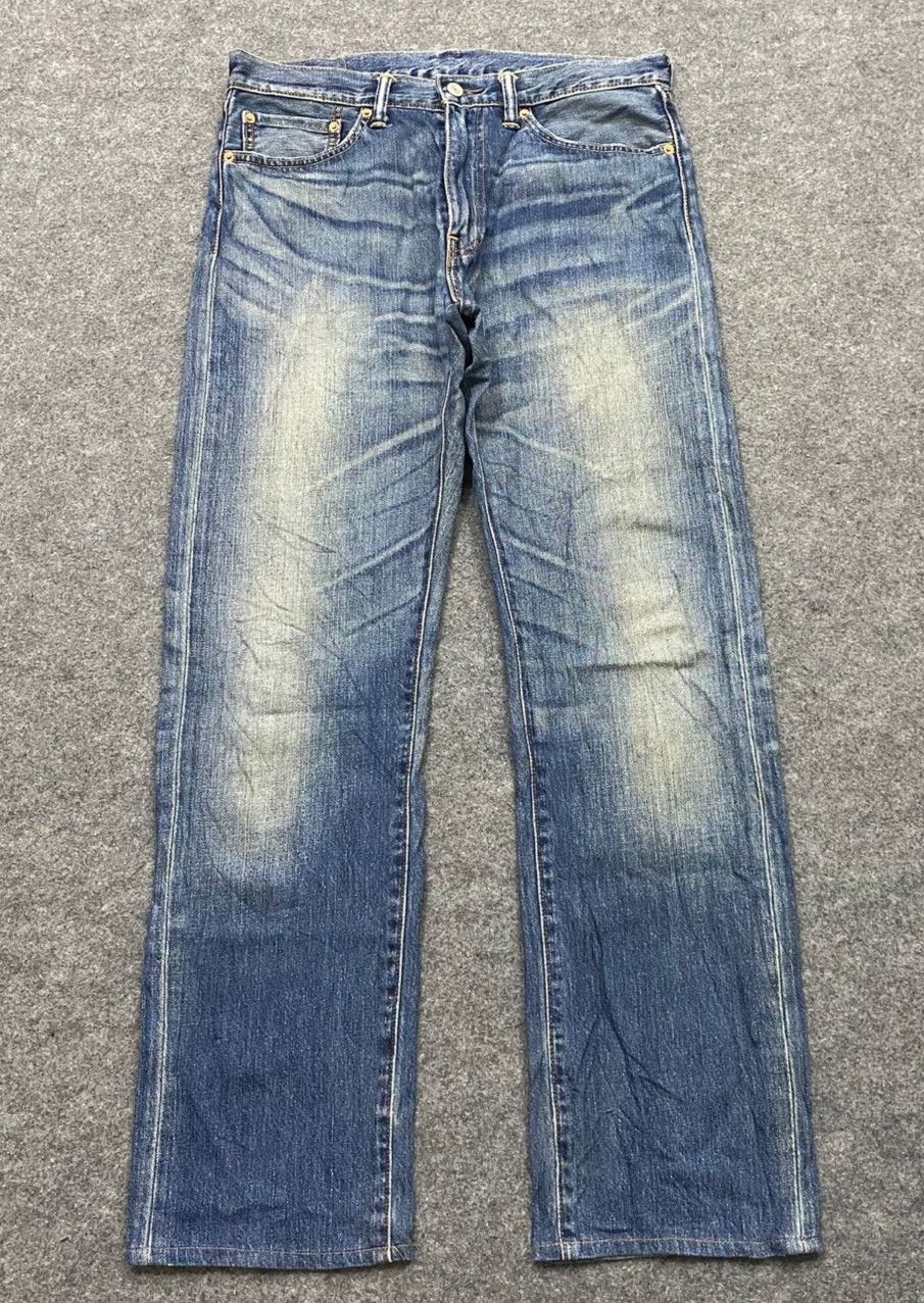 Levi's Vintage 90s Levis 505 Distressed Denim Kurt Cobain Style Size US 34 / EU 50 - 1 Thumbnail