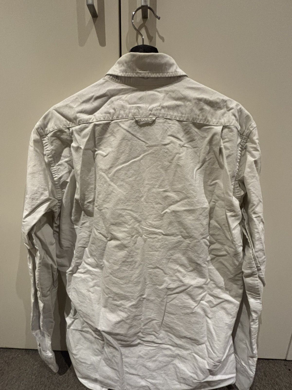 Thom Browne Thom Browne Signature Grosgrain Shirt White Size US XL / EU 56 / 4 - 5 Thumbnail