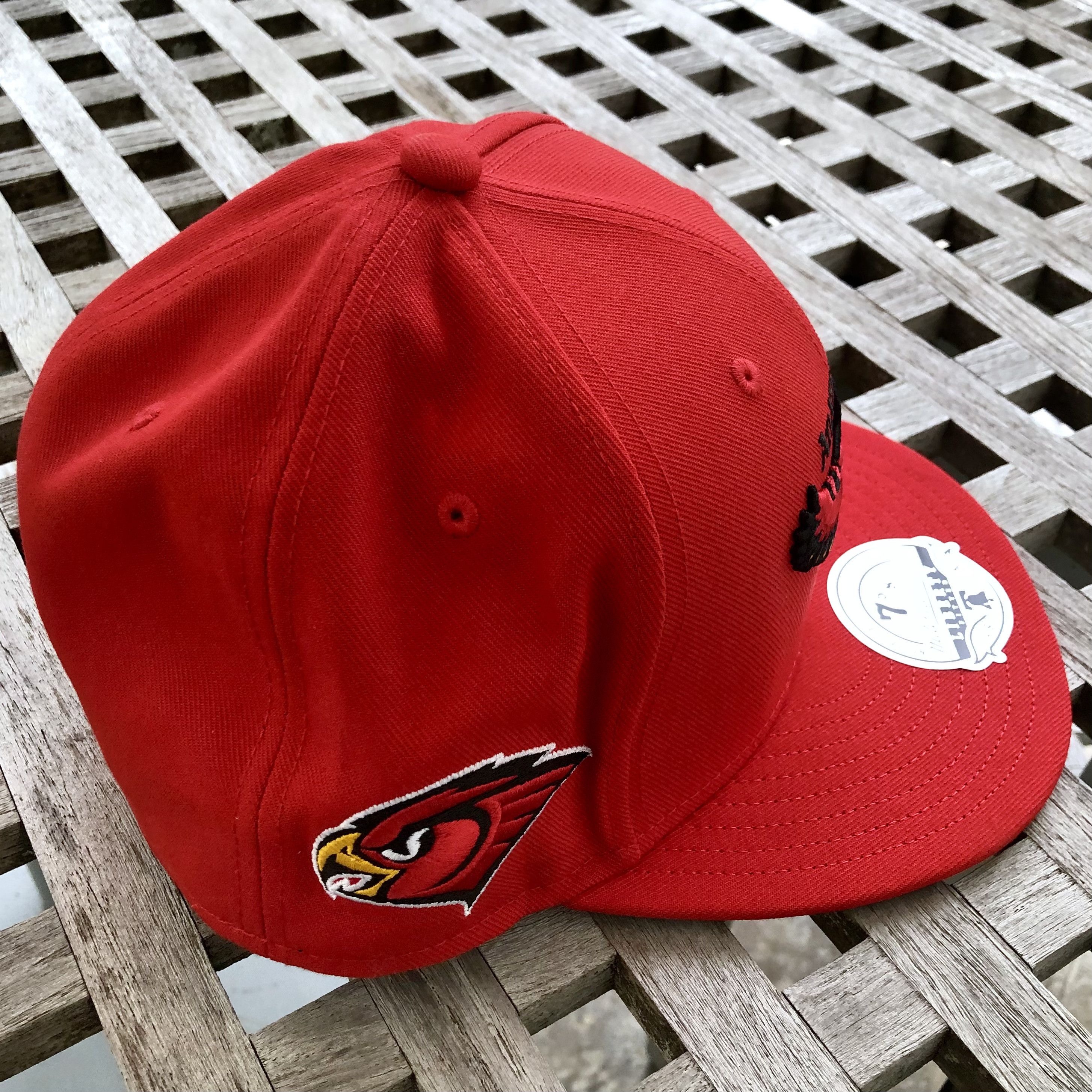 Mitchell & Ness Atlanta Hawks 90s Retro Logo Patch NBA HWC Fitted Hat 7 5/8 Size ONE SIZE - 3 Thumbnail