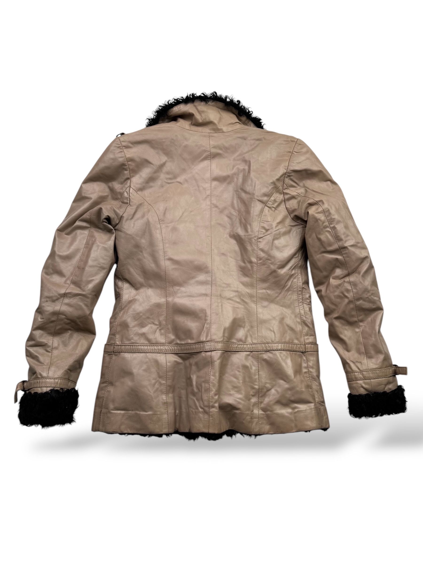 Japanese Brand Vintage Real Sheepskin Coat W120(V9) Size XS / US 0-2 / IT 36-38 - 8 Thumbnail