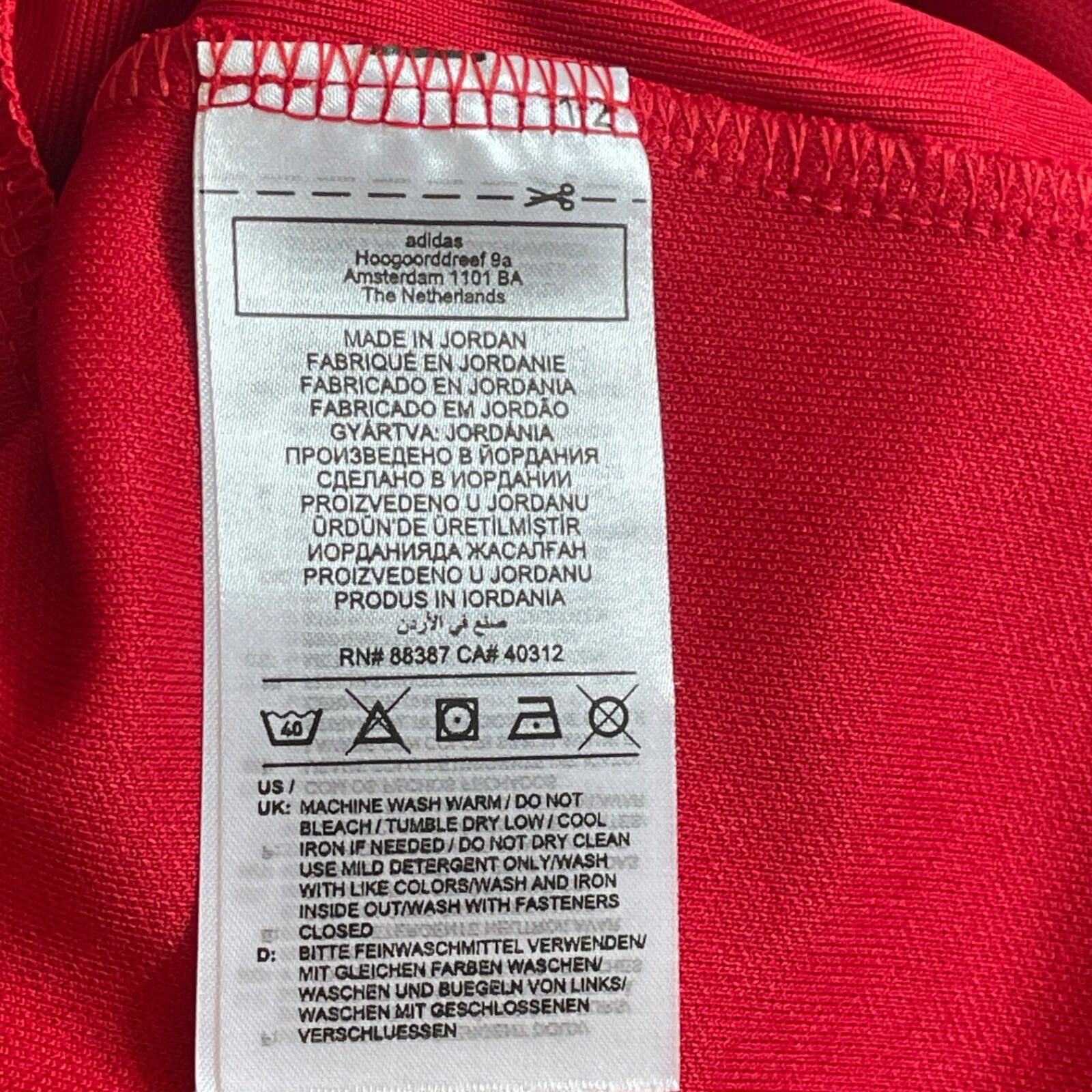 Adidas Adidas Tiro 21 Jacket Mens Small Red White NWT Full Zip NEW! Size ONE SIZE - 8 Thumbnail