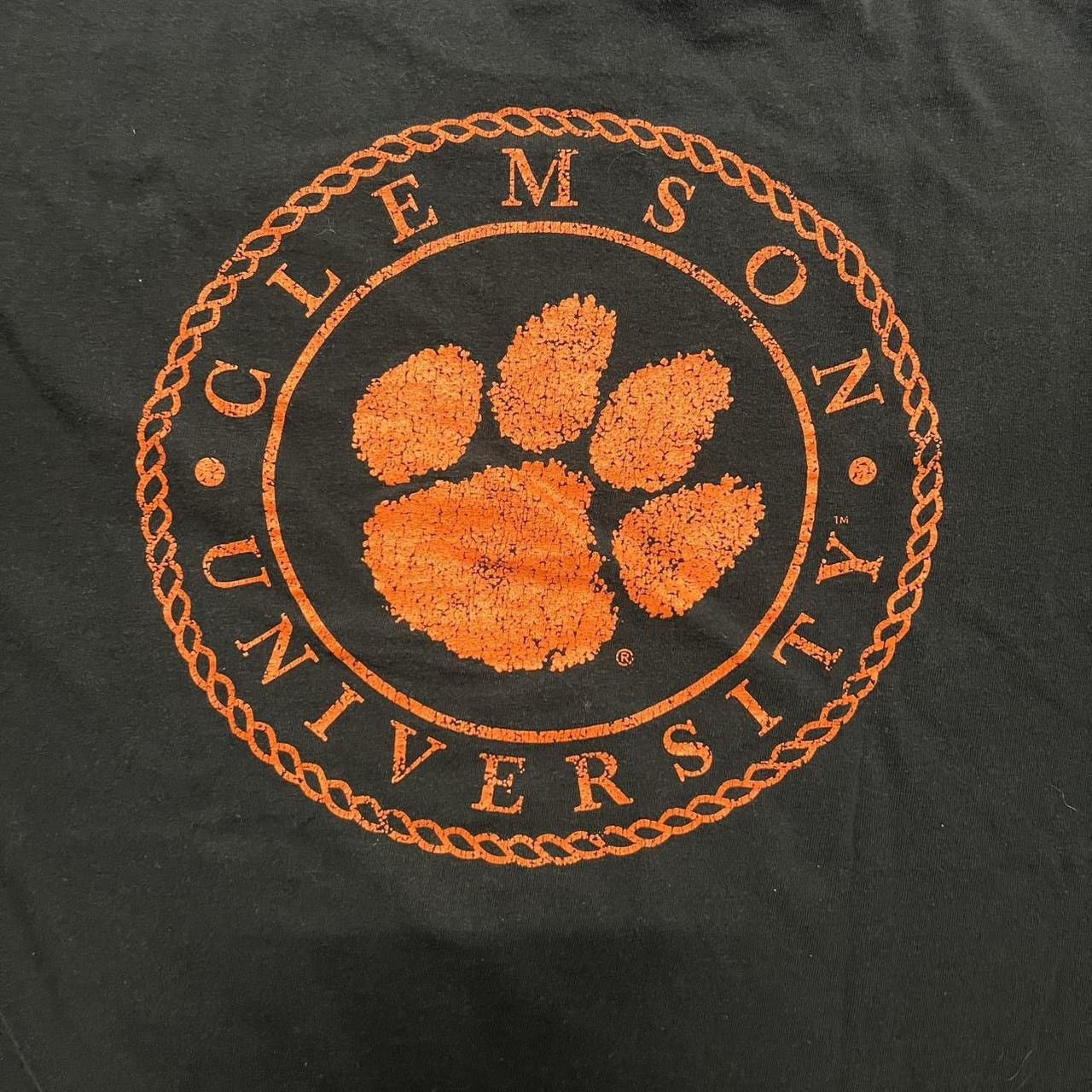 Vintage Crazy Vintage Y2K Clemson University Tigers Graphic Tee! Size US M / EU 48-50 / 2 - 2 Thumbnail