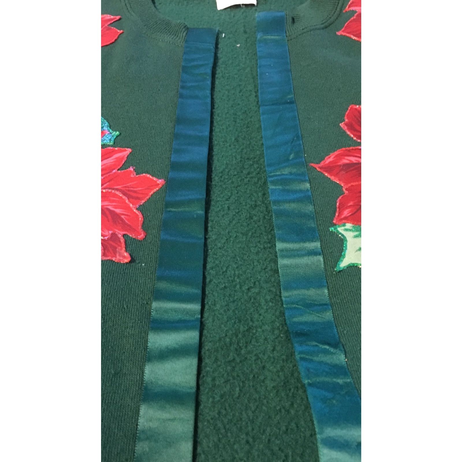 Hanes VINTAGE 90s Flowers Open Front Cardigan Sweatshirt 2XL Green Men Hanes Shirt Size US XXL / EU 58 / 5 - 5 Thumbnail