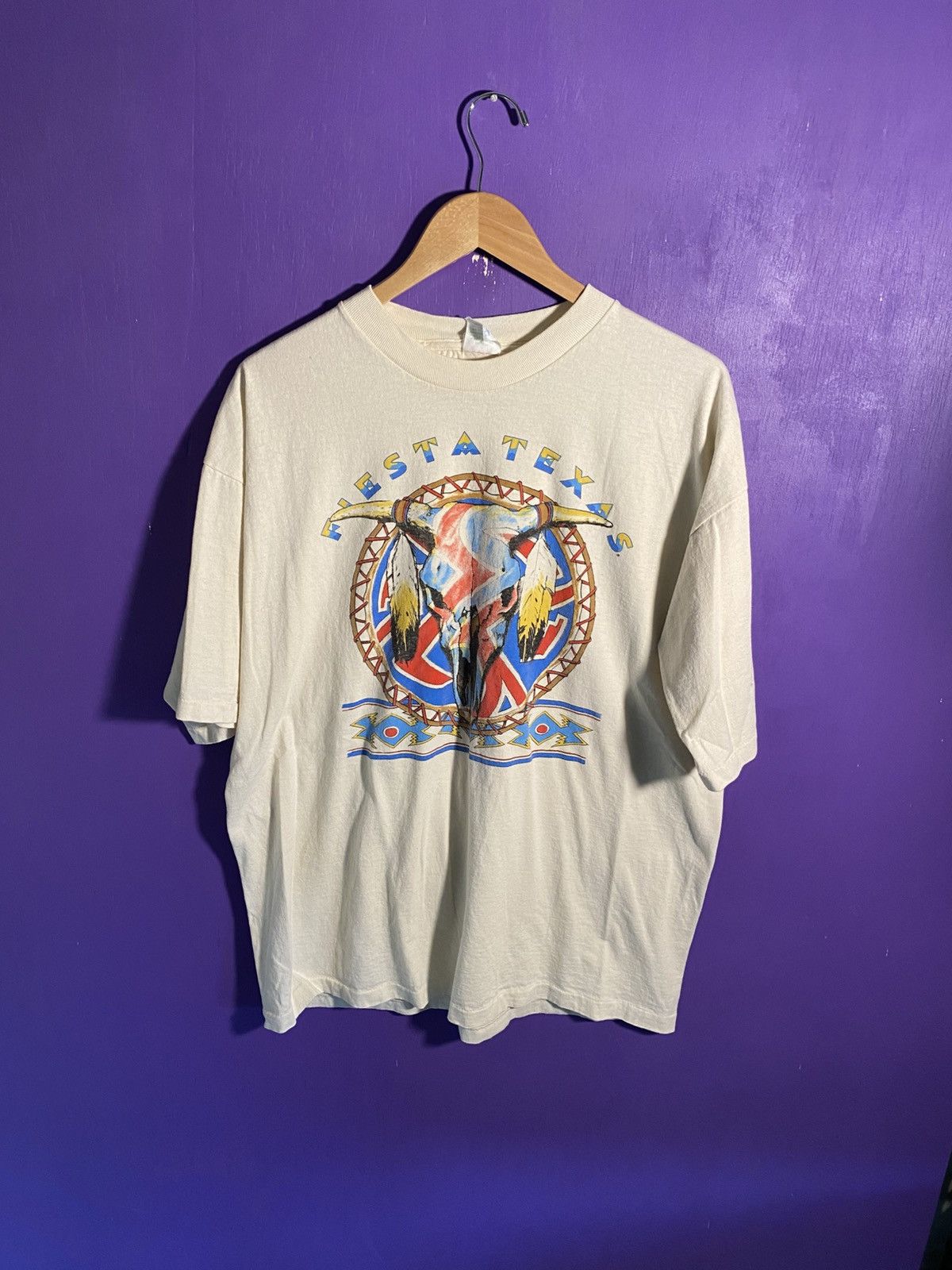 Other Vintage 90s Fiesta texas cow skull western t-shirt Size US XL / EU 56 / 4 - 1 Thumbnail