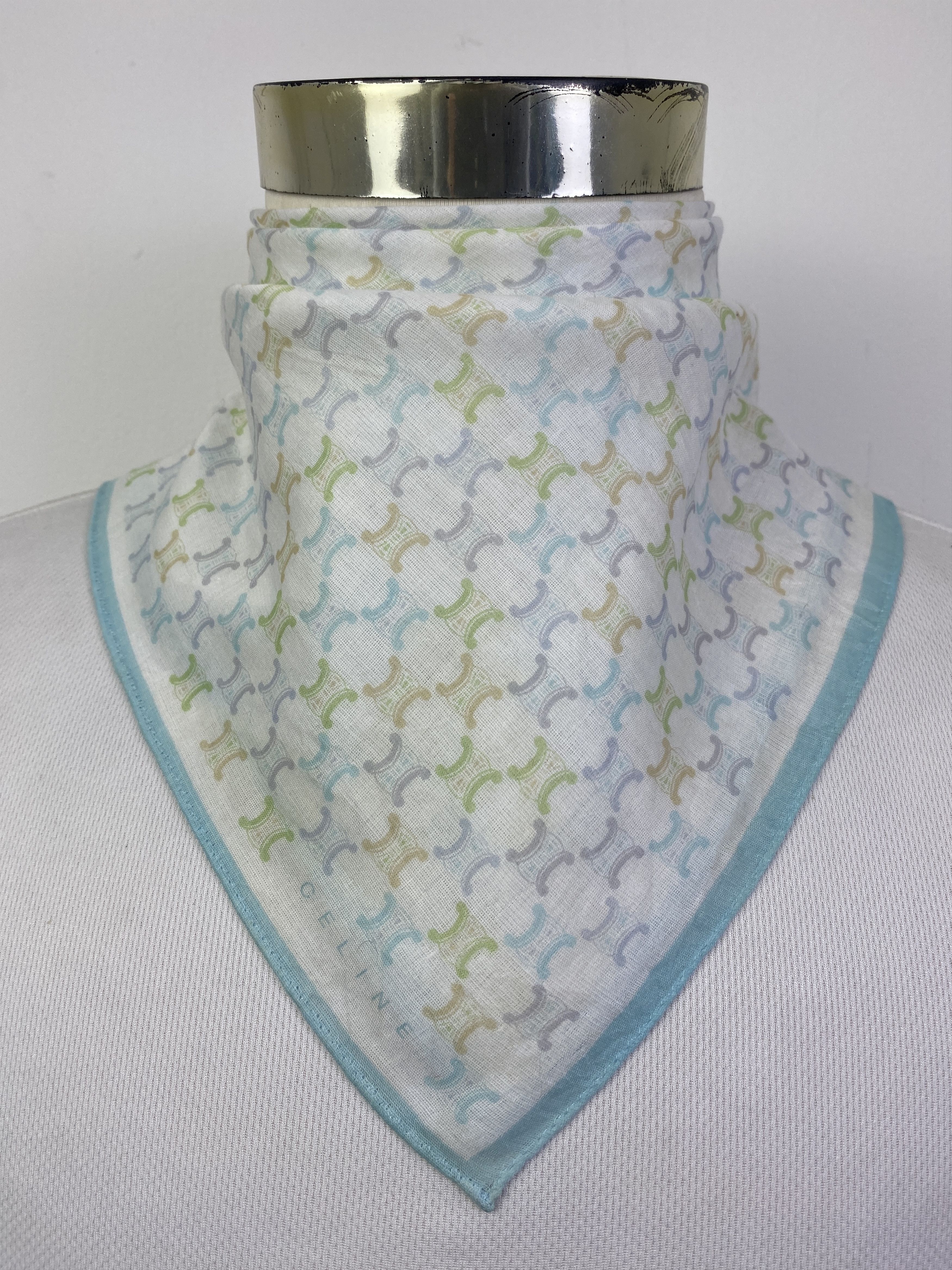Celine Vintage Celine Handkerchief / Neckerchief KT00023 Size ONE SIZE - 2 Thumbnail