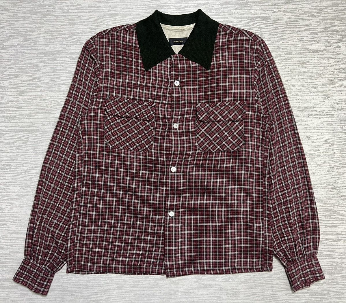 Undercover Undercover - Plaid Check Flannel L/S Shirt Size S / US 4 / IT 40 - 2 Thumbnail