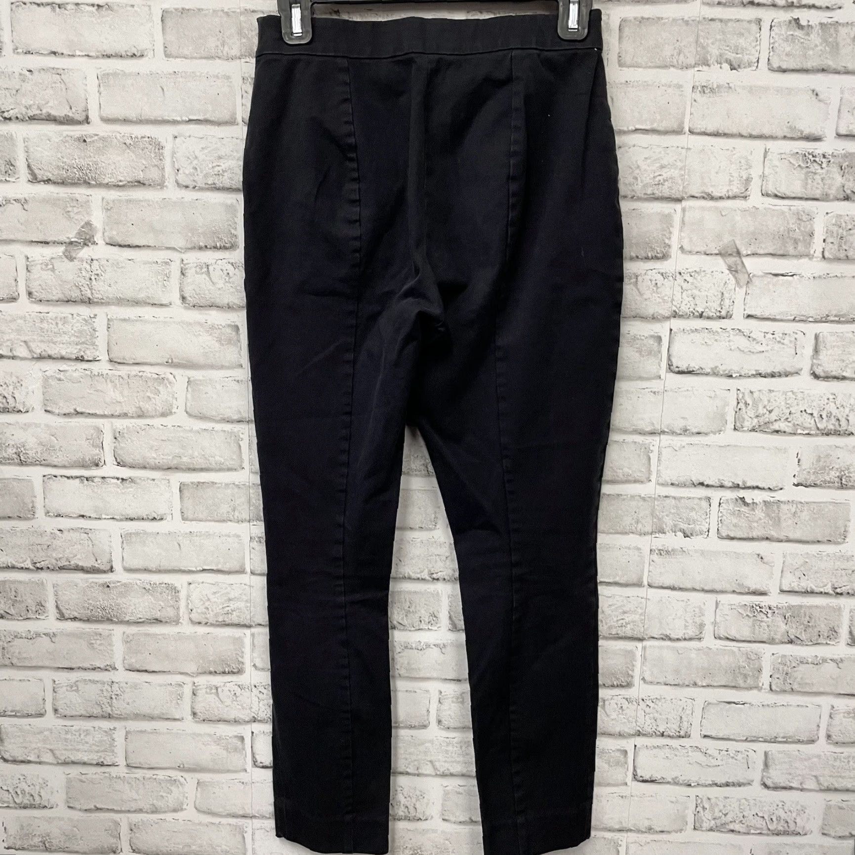 Everlane Everlane Cropped Pants Womens Size 2 Black Side-Zip Stretchy Crop Pants Womens Size 2 Black Size 26" / US 2 / IT 38 - 5 Thumbnail