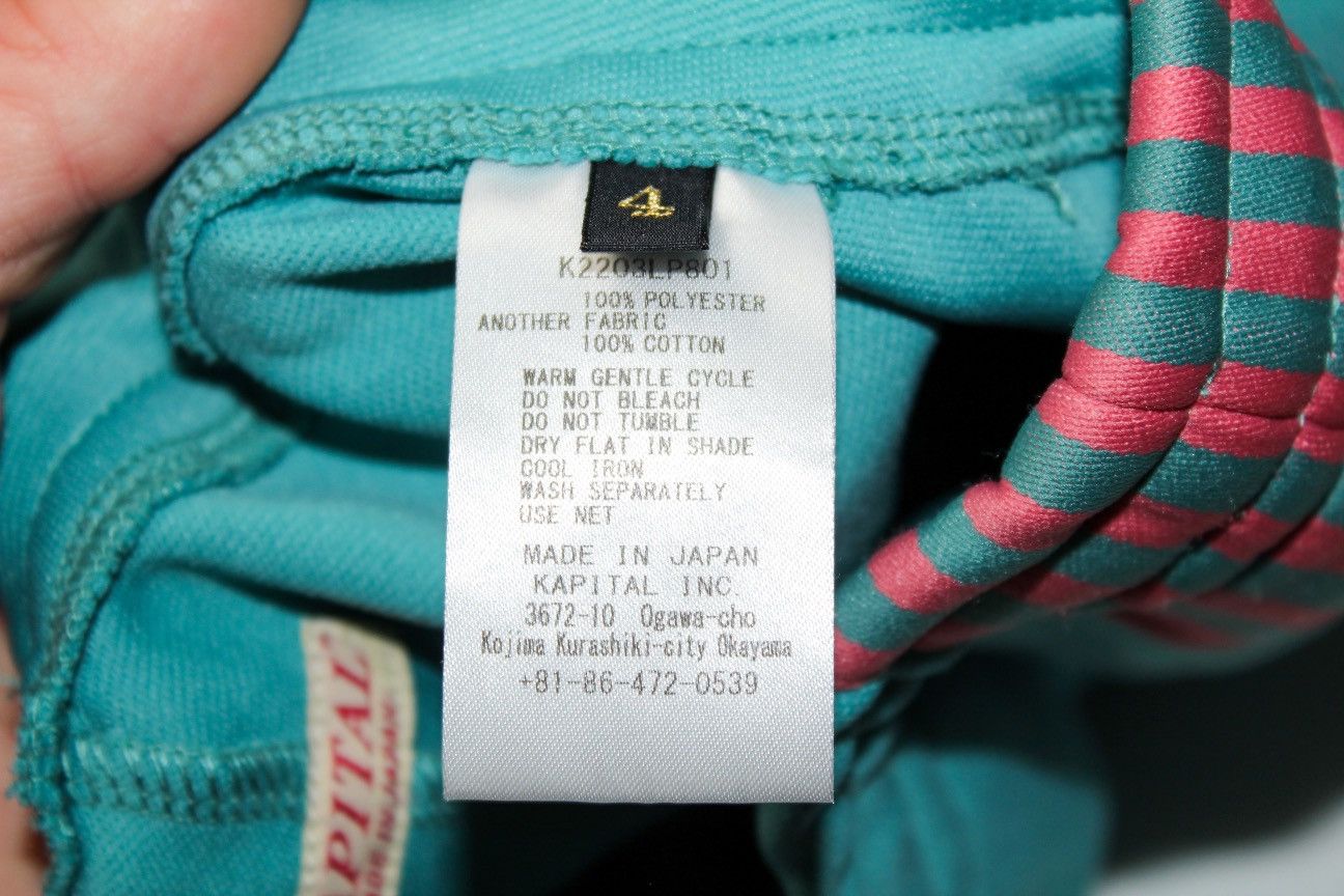 Kapital Smooth Jersey Stuntman Track Pants Size US 34 / EU 50 - 6 Thumbnail