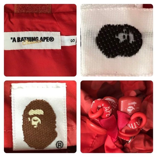 Bape × Nigo BAPE Fire camo red hoodie snowboard jacket APE NIGO flame Size US S / EU 44-46 / 1 - 9 Thumbnail