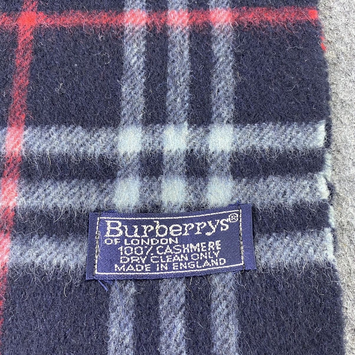 Burberry × Vintage Burberry Cashmere Muffler / Scarf / Neckwear-K060 Size ONE SIZE - 5 Thumbnail