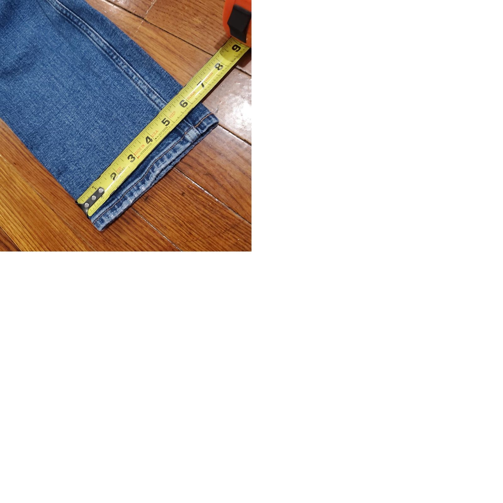 Abercrombie & Fitch Abercrombie & Fitch Jeans The Mom High Rise Womens 4 Long Blue Ripped Knee 27 Size 27" / US 4 / IT 40 - 9 Thumbnail