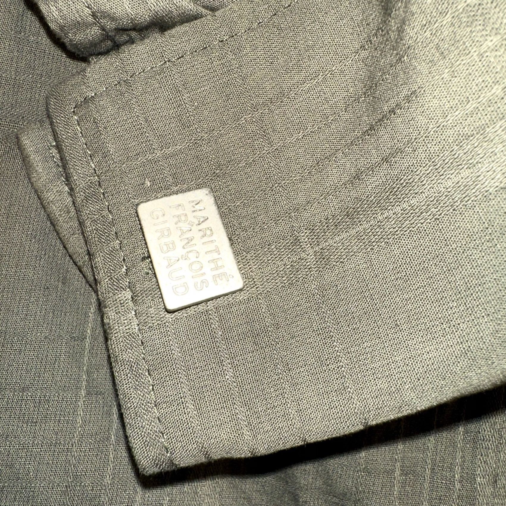Vintage VINTAGE Girbaud Shirt Mens 3XL Brown Cotton Knit Solid French Cuffs 90s Retro Logo Pockets Collared Button-Up Size US XXL / EU 58 / 5 - 2 Thumbnail