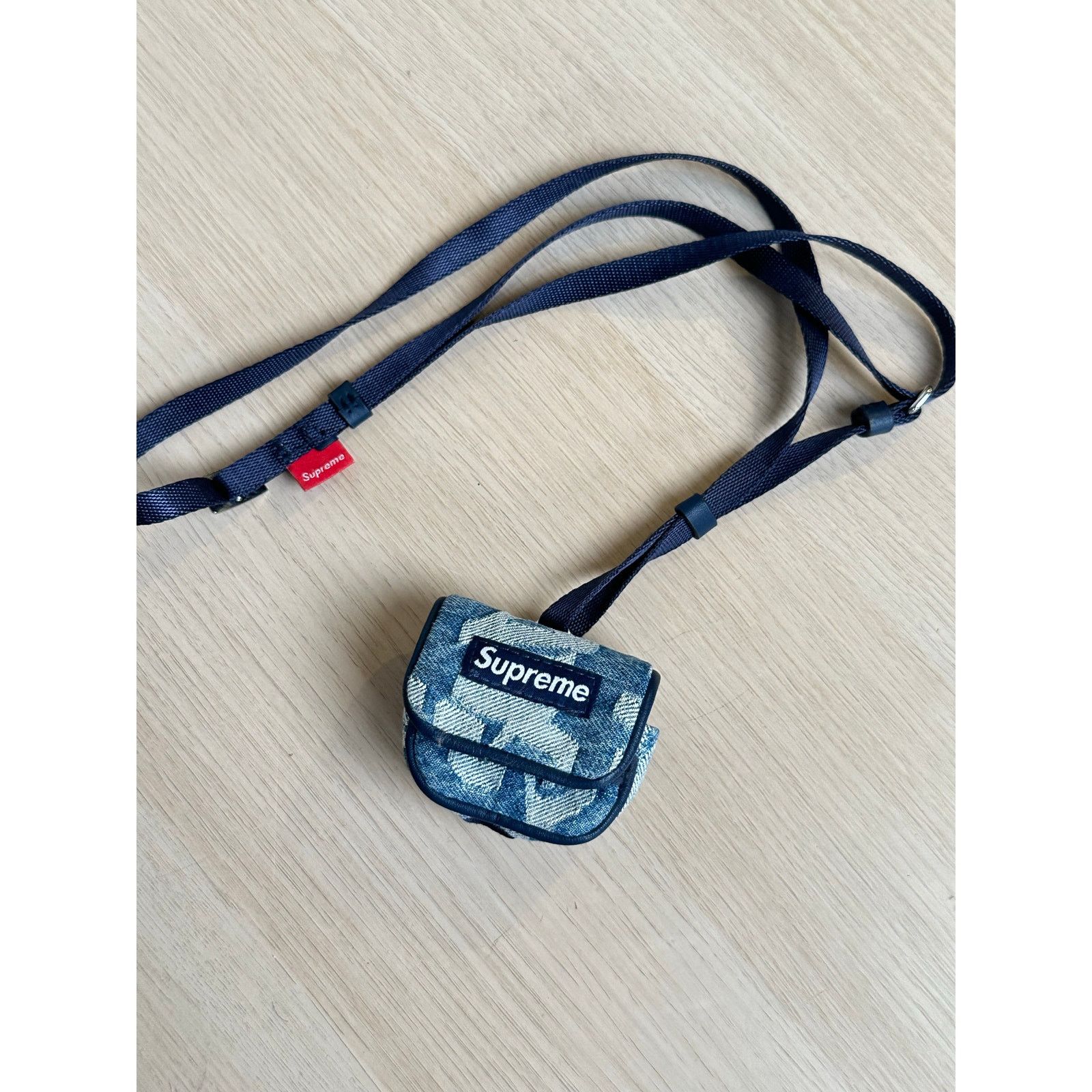 Fat Tip Jacquard Denim AirPod Case