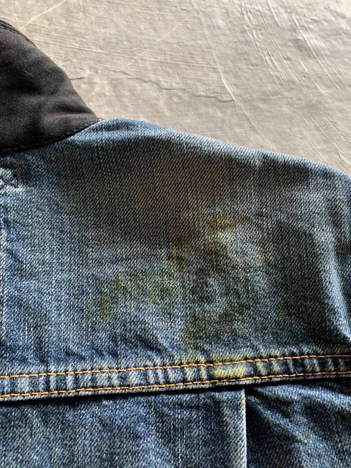 Japanese Brand ARCHIVED miharayasuhiro japanese denim jacket splatter vtg Size US S / EU 44-46 / 1 - 22 Thumbnail