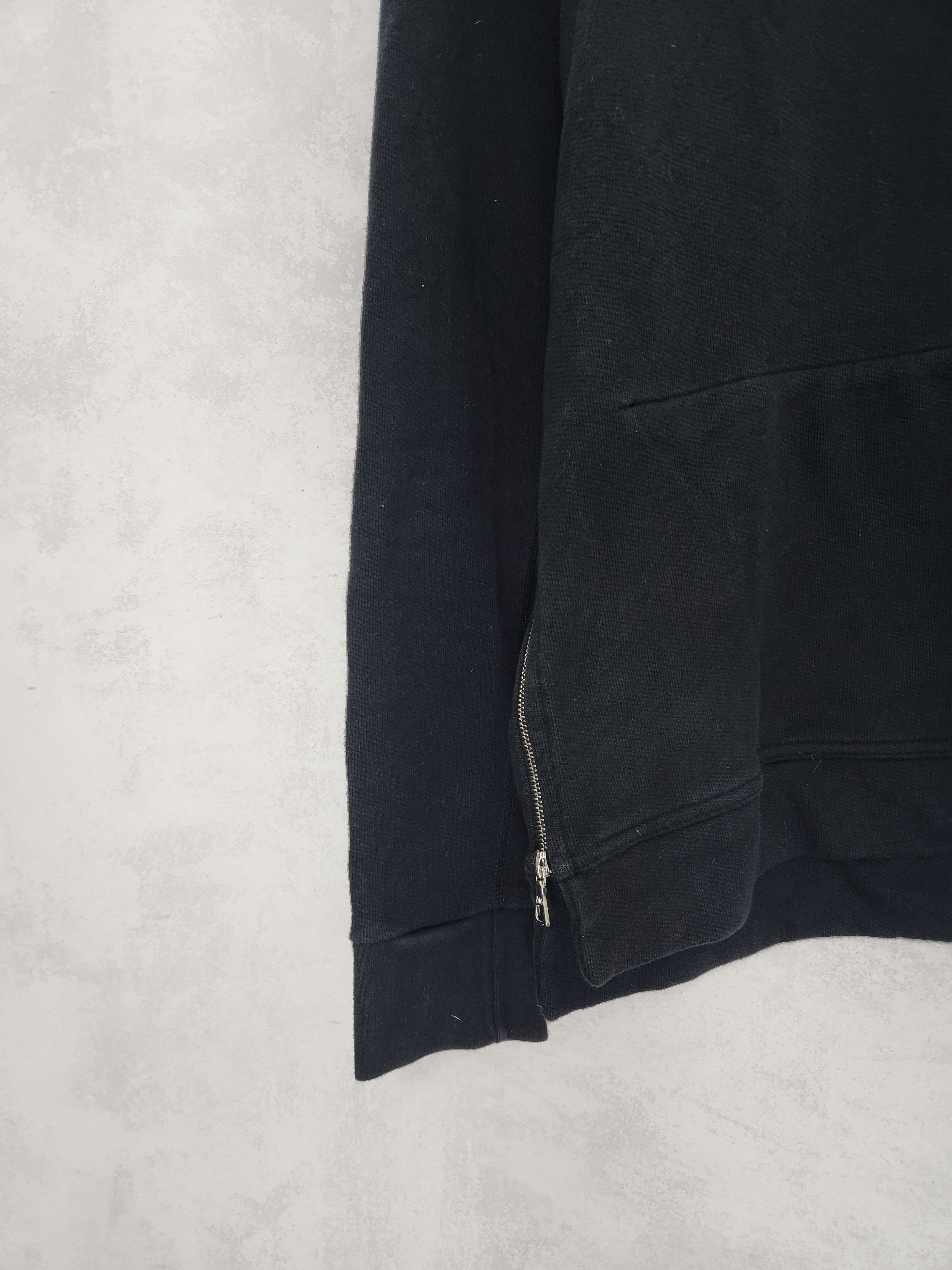 John Elliott John Elliott Villain Hoodie Mens Black Side Zip Hooded Size US L / EU 52-54 / 3 - 3 Thumbnail