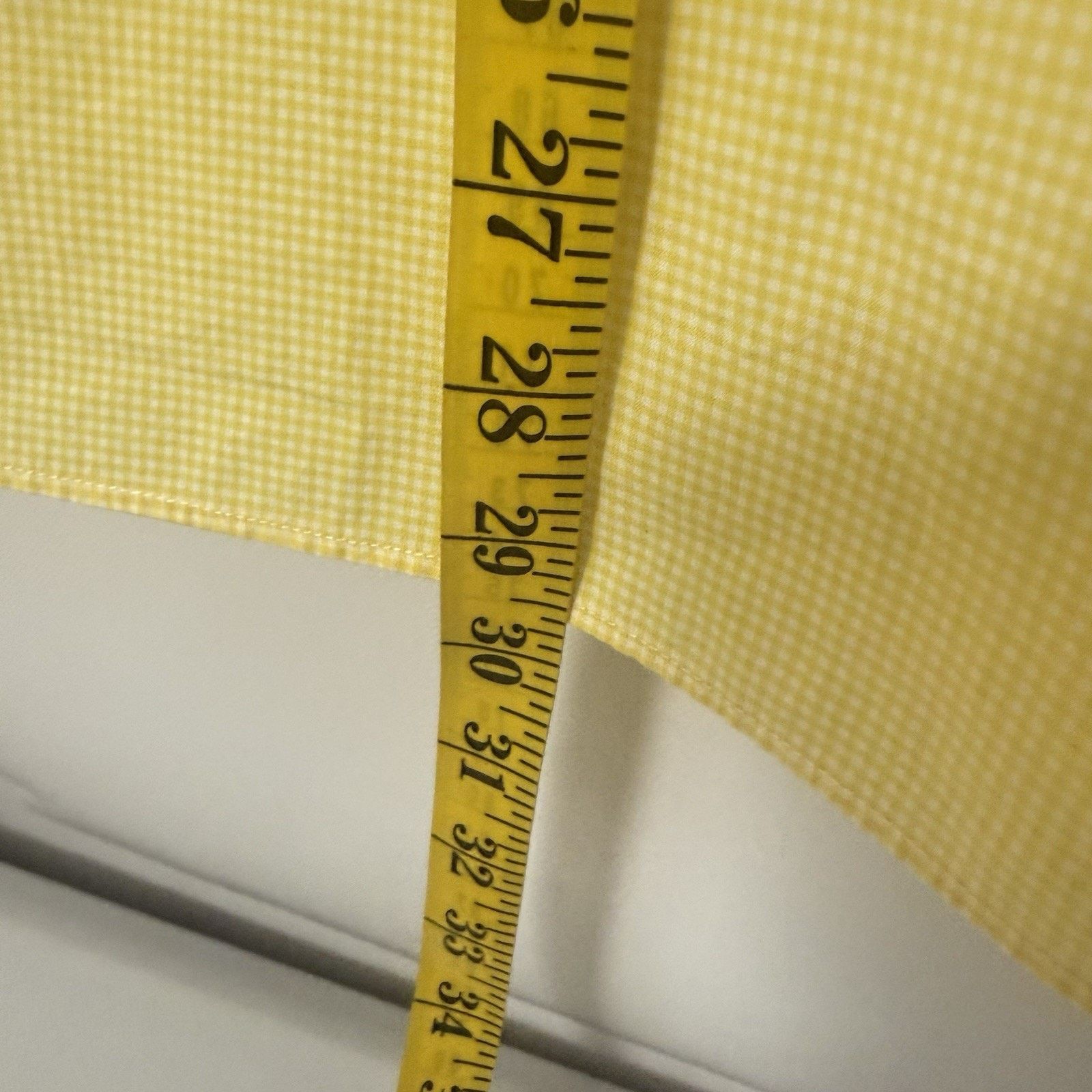 J.Crew J Crew Shirt Yellow 2 Ply 100% Cotton Buttton Down Gingham Size US S / EU 44-46 / 1 - 6 Thumbnail