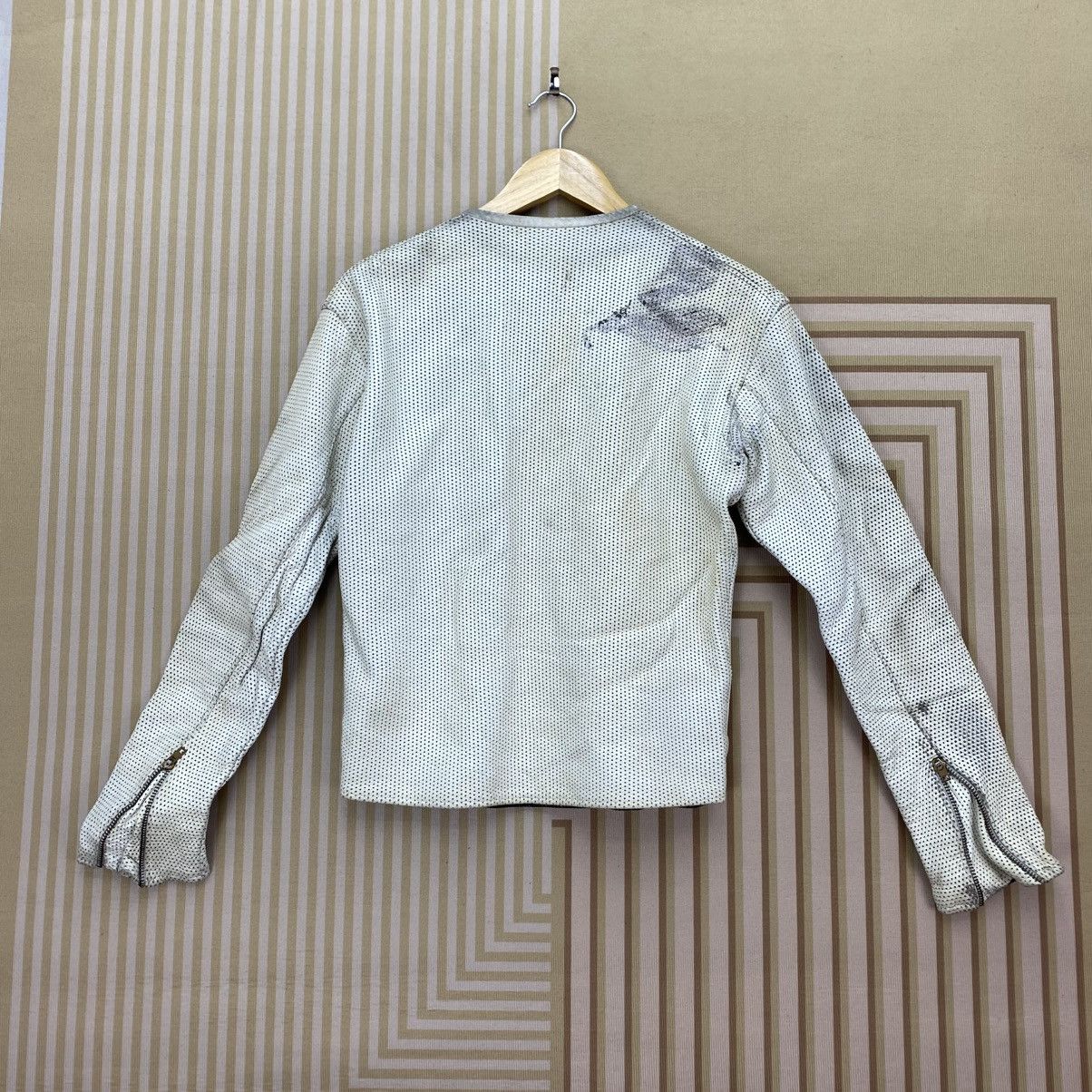 Vintage 🐐Vintage Mesh Leather Jacket Size M / US 6-8 / IT 42-44 - 2 Thumbnail