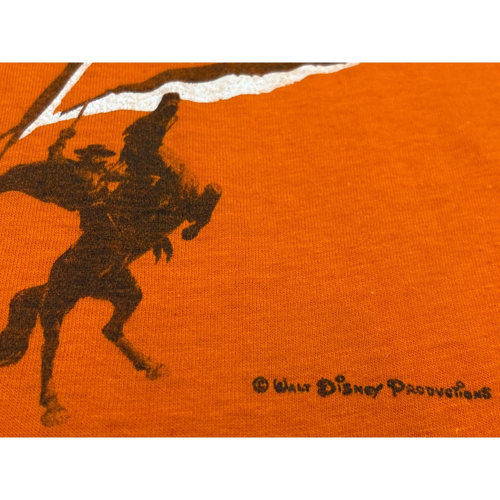 Disney Vtg 70s Sign of Zorro Youth XL single stitch shirt Disney Size XS / US 0-2 / IT 36-38 - 3 Thumbnail