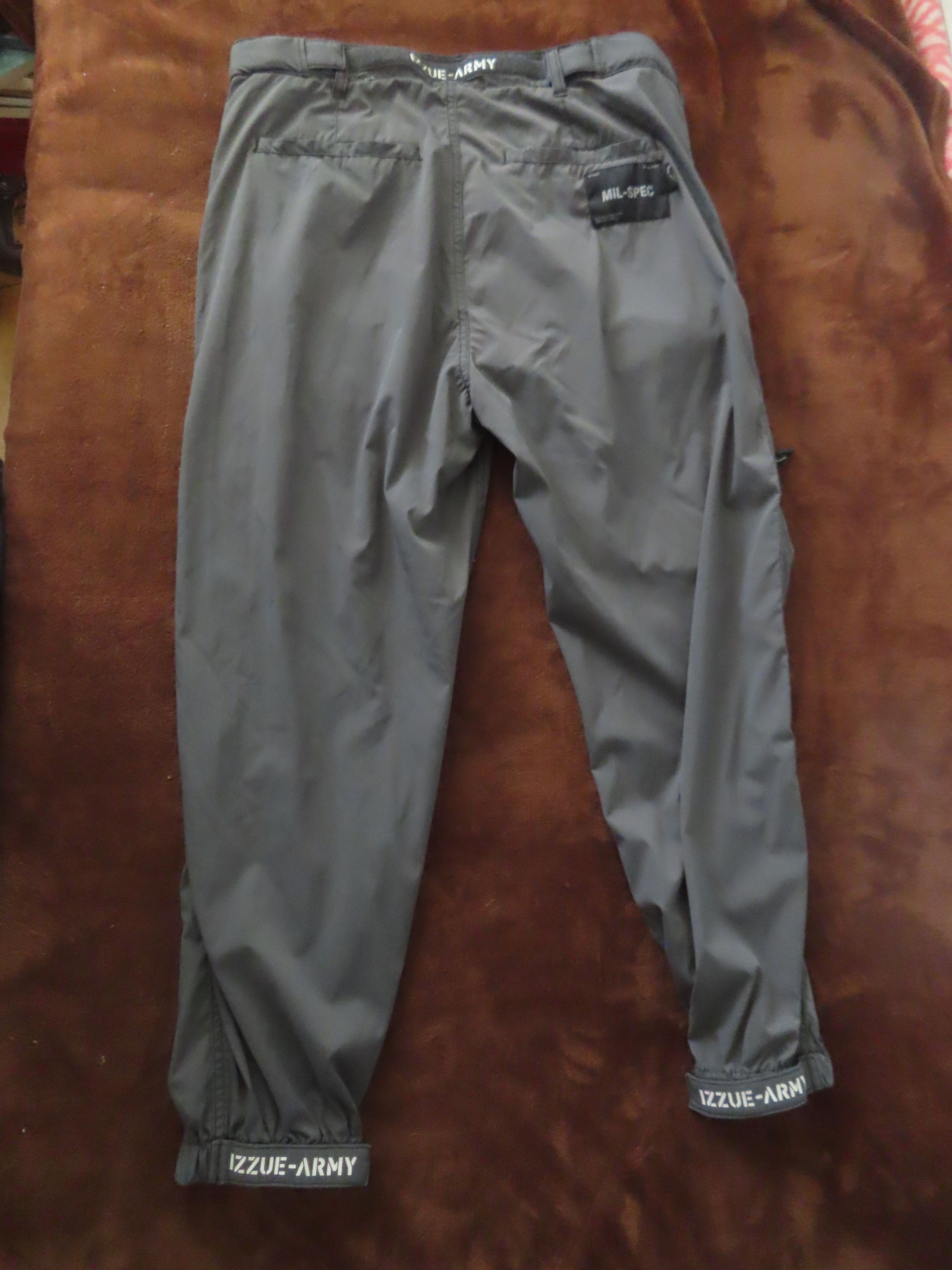 Designer × izzue ARMY IZZUE 1z IZ X04 Cargo grey Pants joggers Size US 34 / EU 50 - 2 Thumbnail