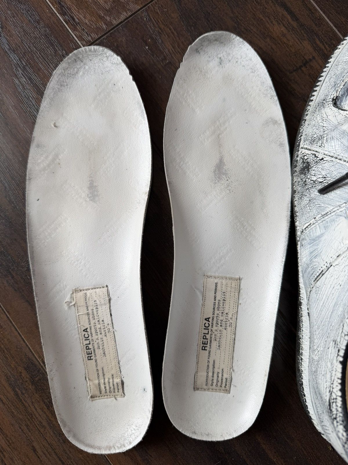 Maison Margiela Maison Margiela White Paint Gats Size US 8.5 / EU 41-42 - 13 Thumbnail