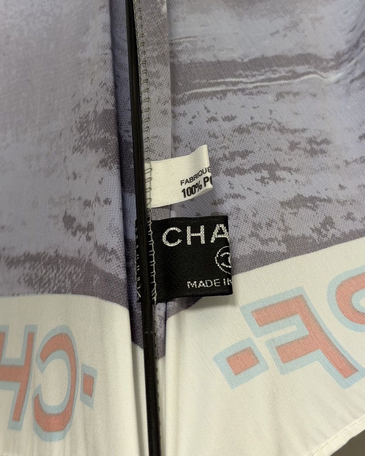 Chanel CHANEL S/S 2002 Surf Logo Print Folding Umbrella Size ONE SIZE - 8 Thumbnail