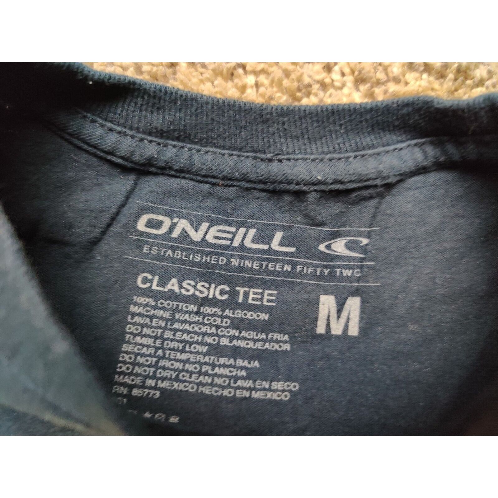 O'Neill O'Neill Shirt Adult Mens Medium Dark Blue Spell Out Logo Size US M / EU 48-50 / 2 - 3 Thumbnail