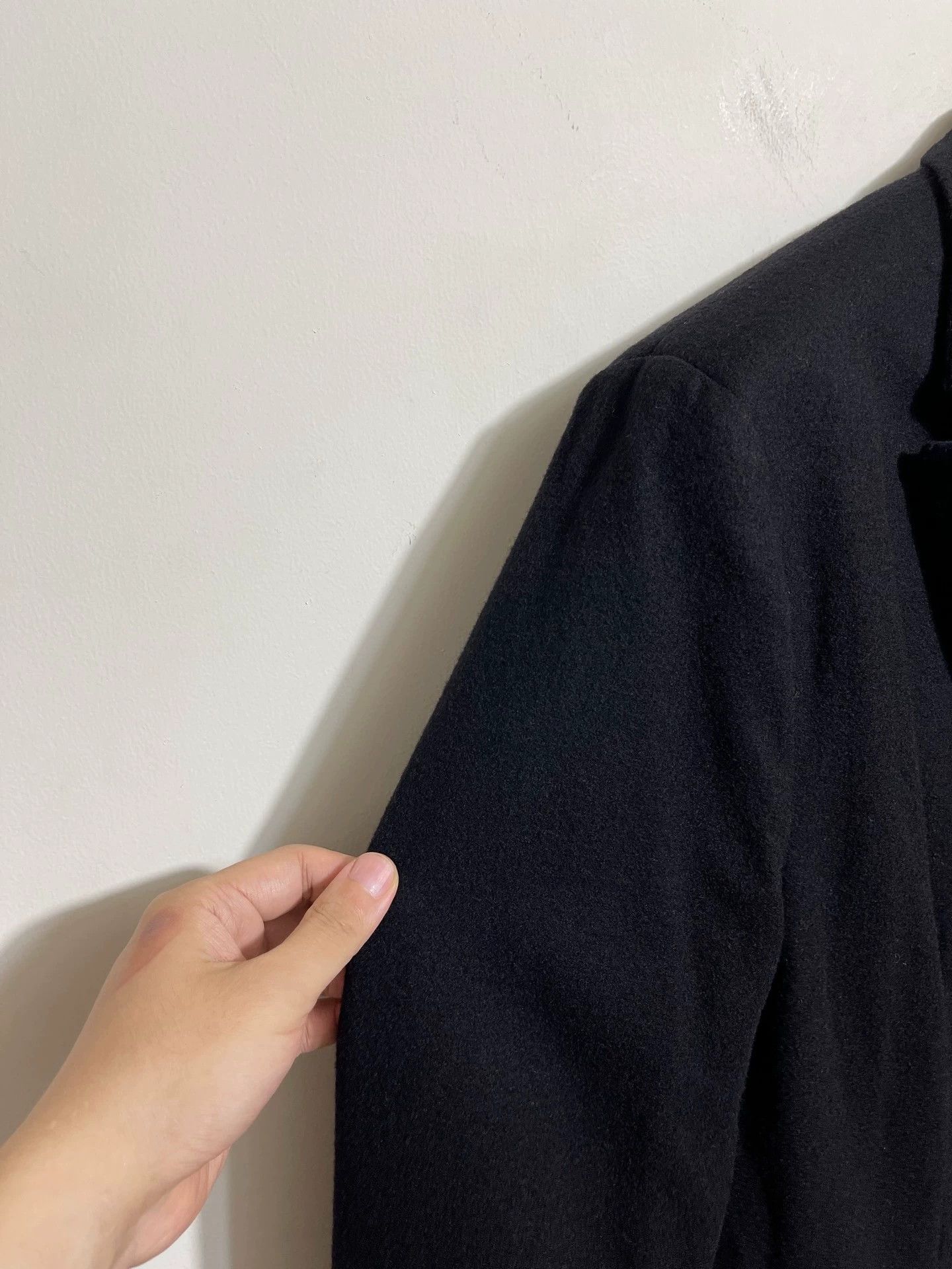 Dolce & Gabbana Dolce & Gabbana Black Slim Fit Wool Blazer 50 Size 50R - 4 Thumbnail