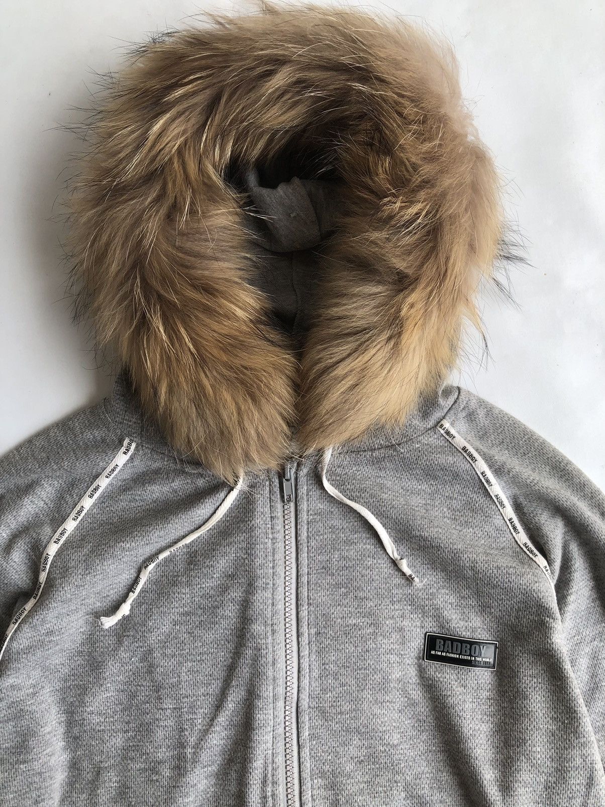 If Six Was Nine × Japanese Brand × Le Grande Bleu (L.G.B.) Bad Boy Zipper Fur Hoodie Poem ifsixwanine Style Size US L / EU 52-54 / 3 - 5 Thumbnail