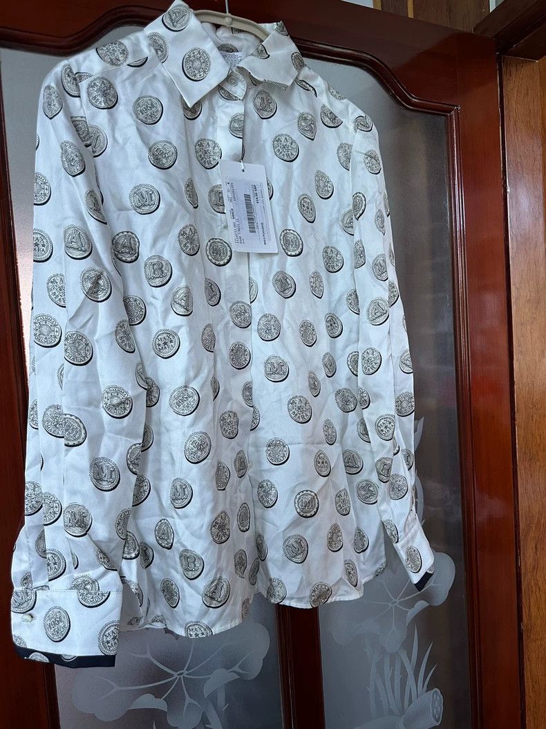 Max Mara max mara Main line silk shirt Size M / US 6-8 / IT 42-44 - 2 Thumbnail