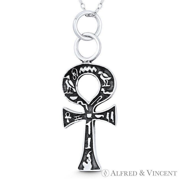 Other Ankh Cross Hieroglyph Pendant in .925 Sterling Silver Size ONE SIZE - 1 Preview