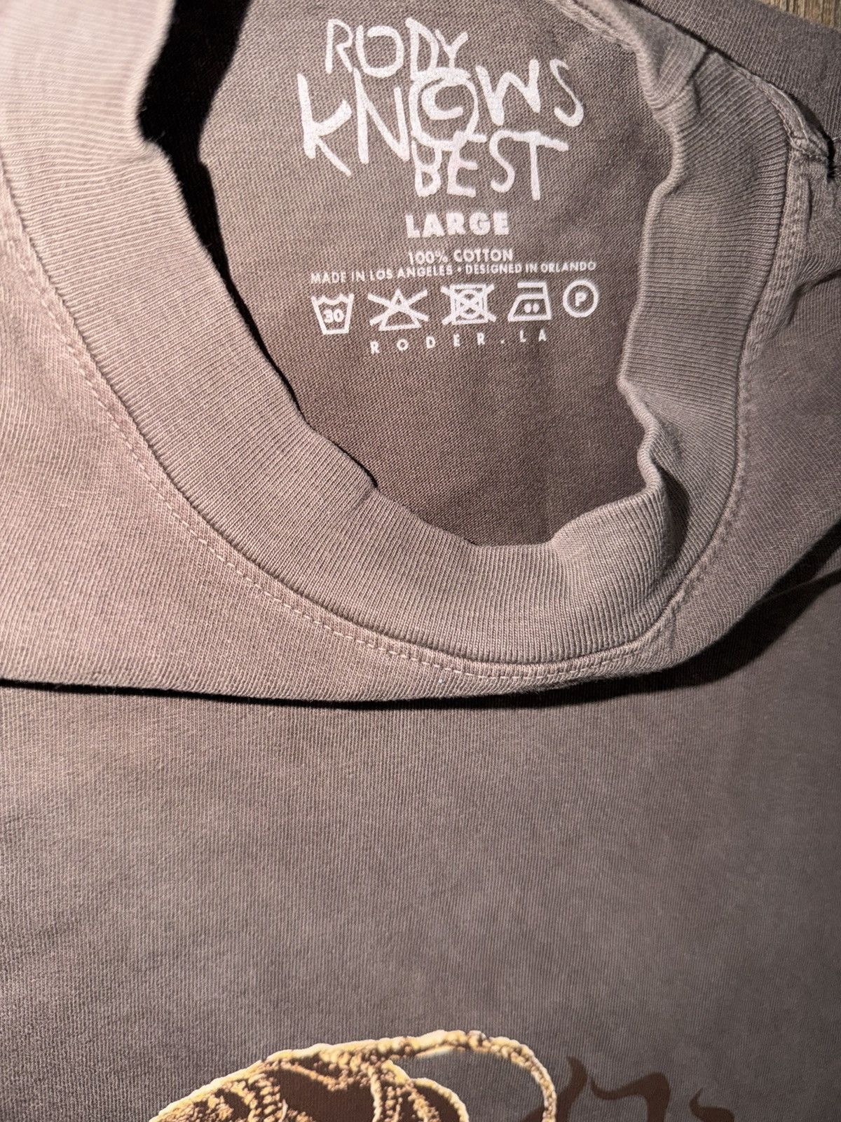 Travis Scott Travis Scott Utopia Rody knows best brown t-shirt large Size US XL / EU 56 / 4 - 5 Thumbnail