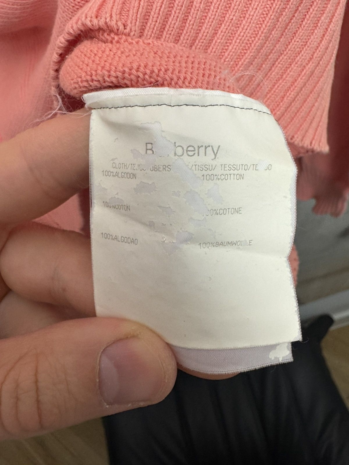 Burberry Burberry London Polo Knit Casual Mini Logo Designer Sweater Size US M / EU 48-50 / 2 - 5 Thumbnail