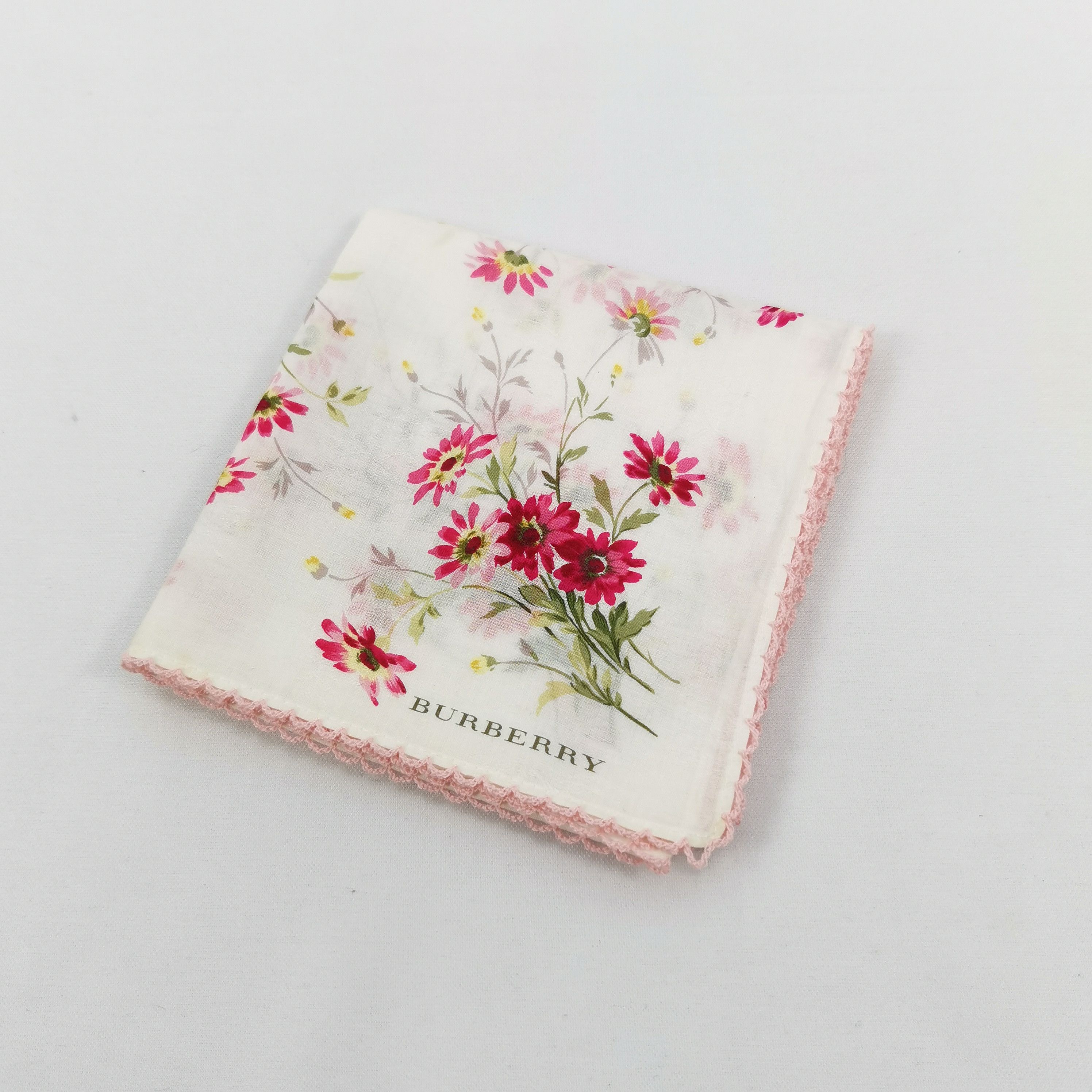 Burberry Vintage Burberry Handkerchief Pocket Square Bandana Size ONE SIZE - 4 Thumbnail