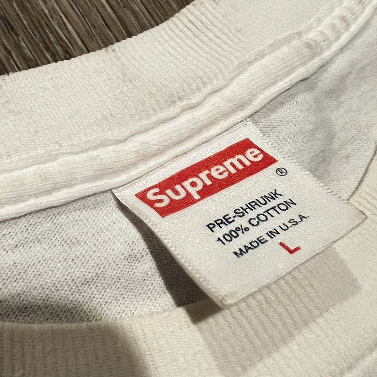 Supreme Supreme Navy Box logo Tee navy on white Bogo t shirt Size US L / EU 52-54 / 3 - 23 Thumbnail