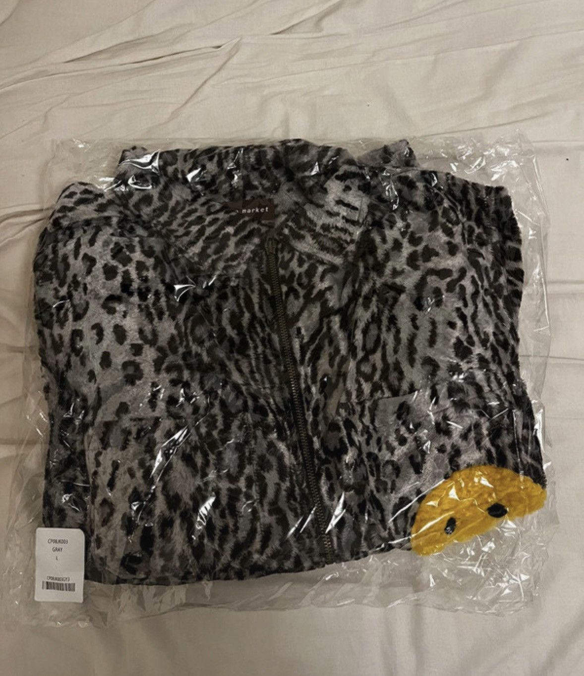 Cactus Plant Flea Market Cactus Plant Flea Market Grey Leopard Zip Jacket Size US L / EU 52-54 / 3 - 7 Thumbnail