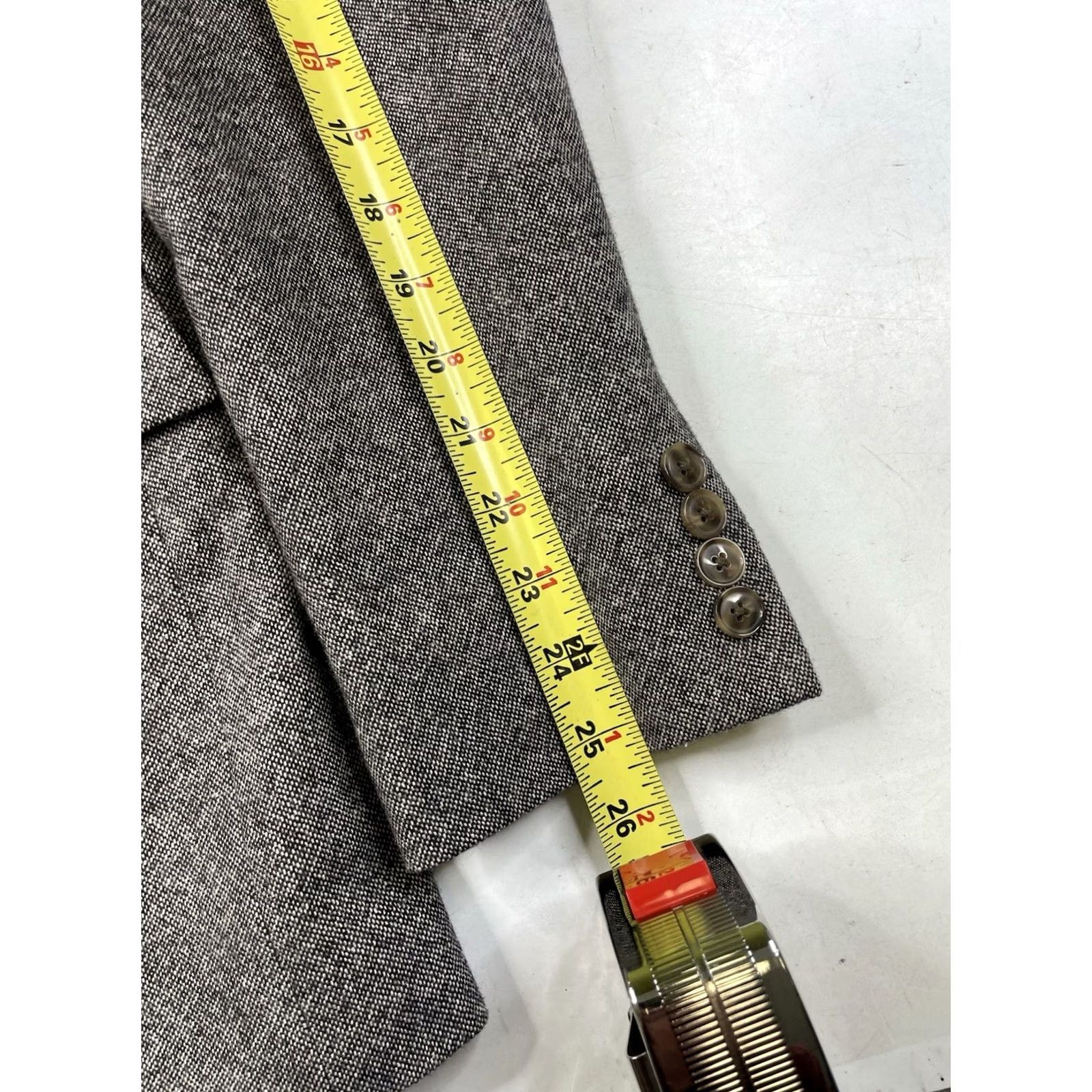 J.Crew NWT J Crew Mens Thompson Blazer Gray Wool Blend Suit Coat Size 40R - 7 Thumbnail