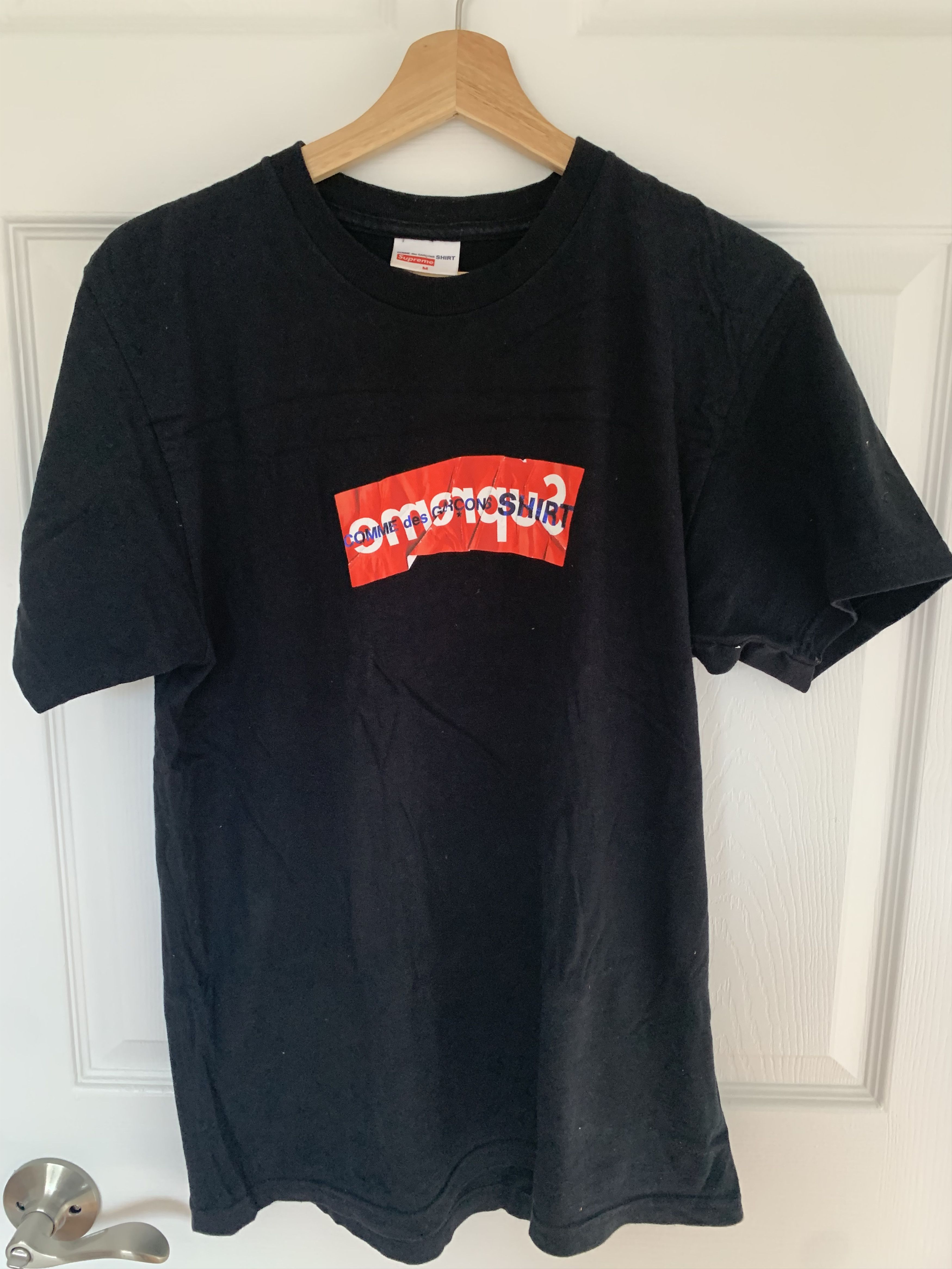 Supreme Supreme CDG Box logo t-shirt | Grailed