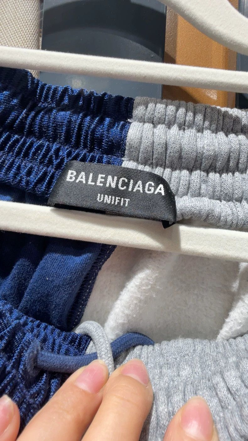 Balenciaga Balenciaga size XXS Two-Tone Sweatpants Size XXS, Blue and Size US 27 - 2 Thumbnail