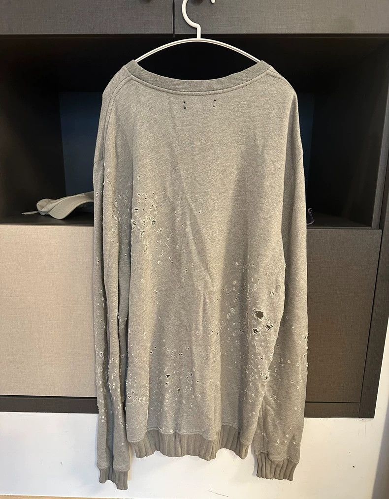Amiri Amiri OG Grey Shot Hoodie Size US XL / EU 56 / 4 - 4 Thumbnail
