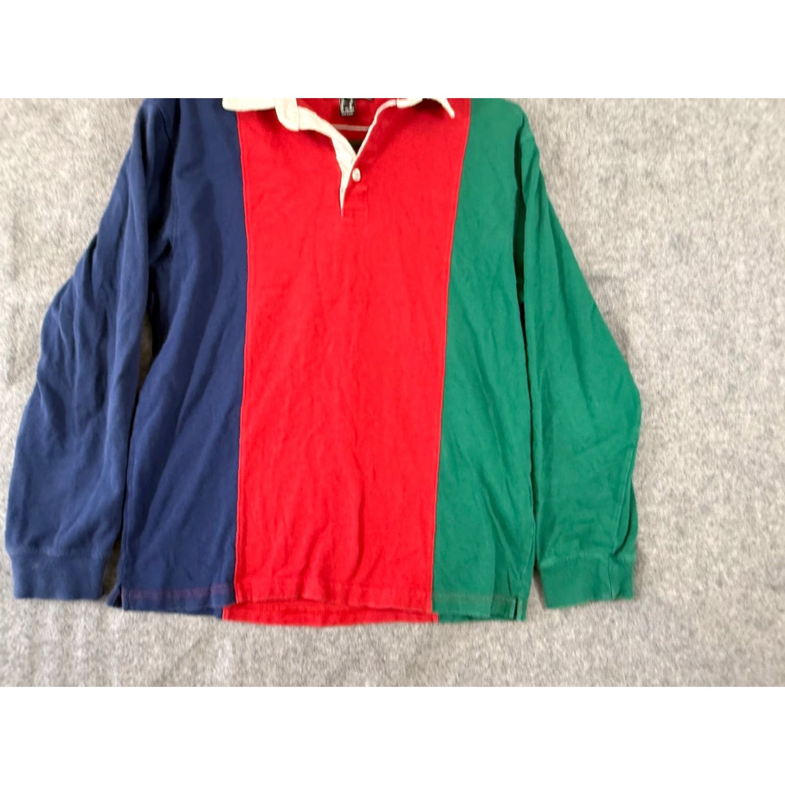 Forever 21 Forever 21 Rugby Polo Shirt Mens Small Red Blue Colorblock Performance Preppy Shirt Size US S / EU 44-46 / 1 - 4 Thumbnail